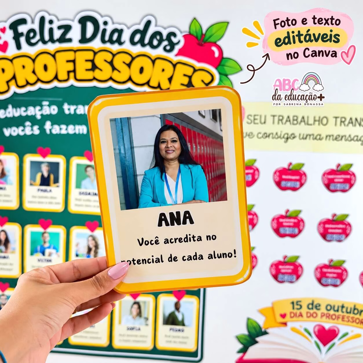 Painel Dia Dos Professores - A Educação Transforma - Imagem 10