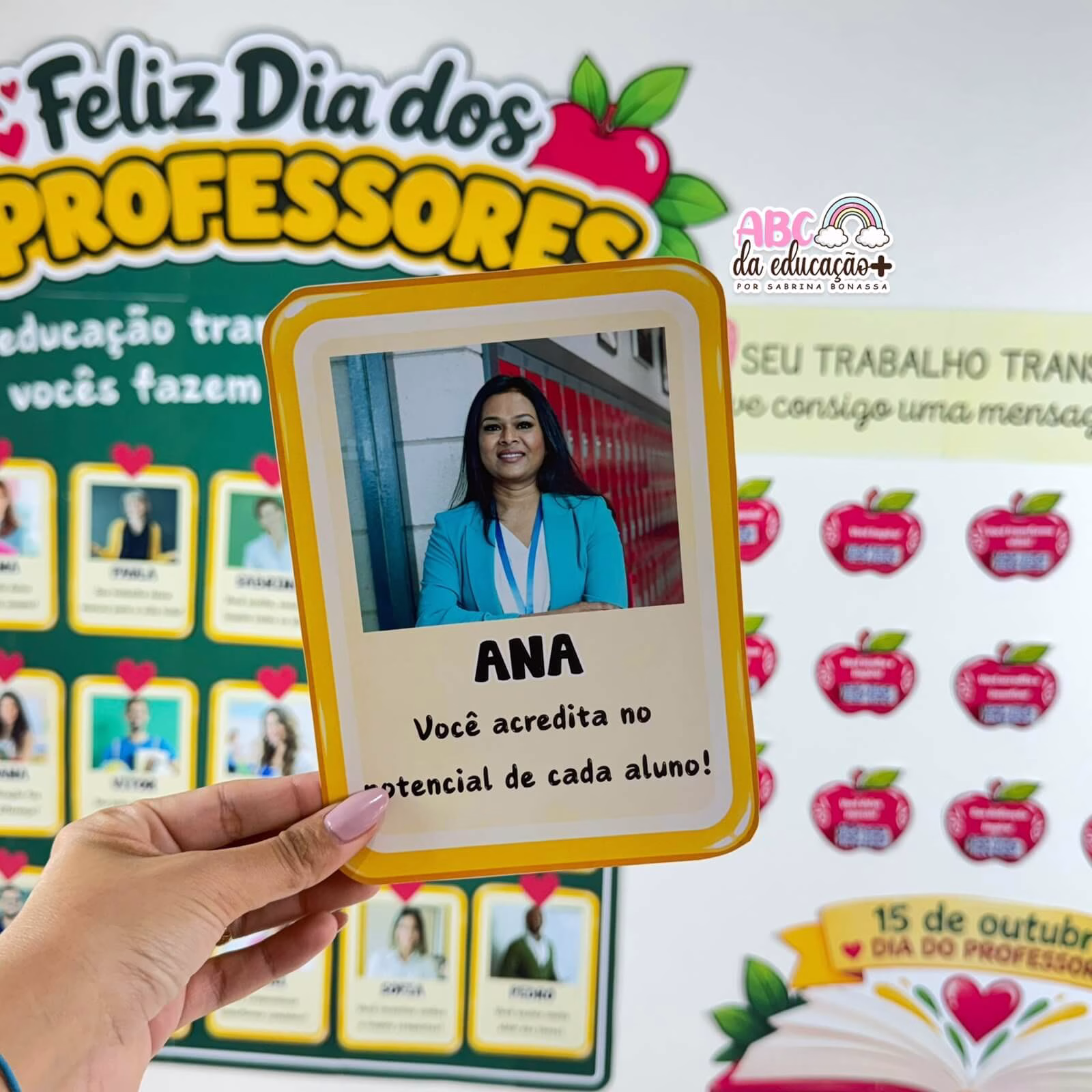 Painel Dia Dos Professores - A Educação Transforma - Imagem 2