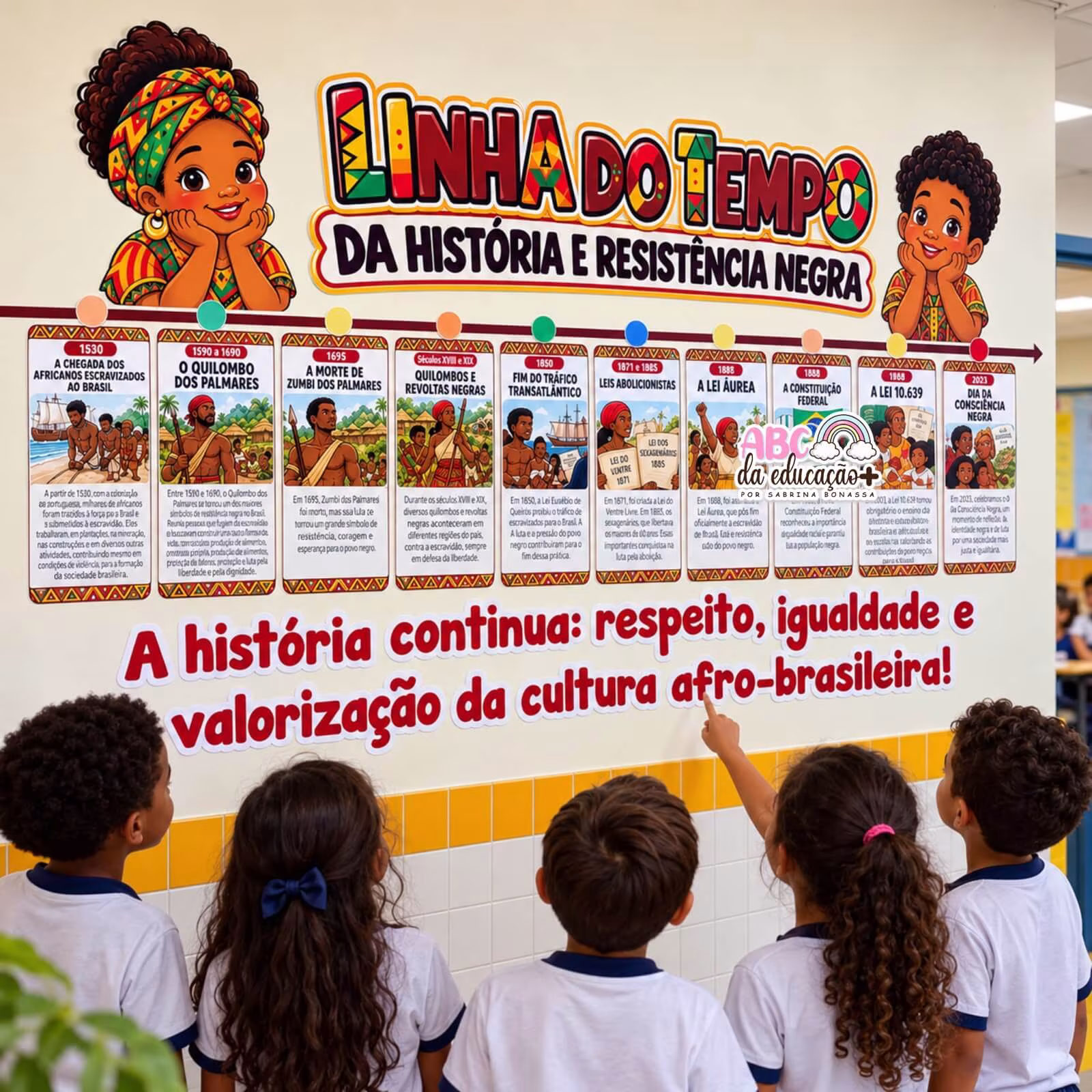 Painel Consciência Negra – Linha do Tempo da História e Resistência Negra - Imagem 5