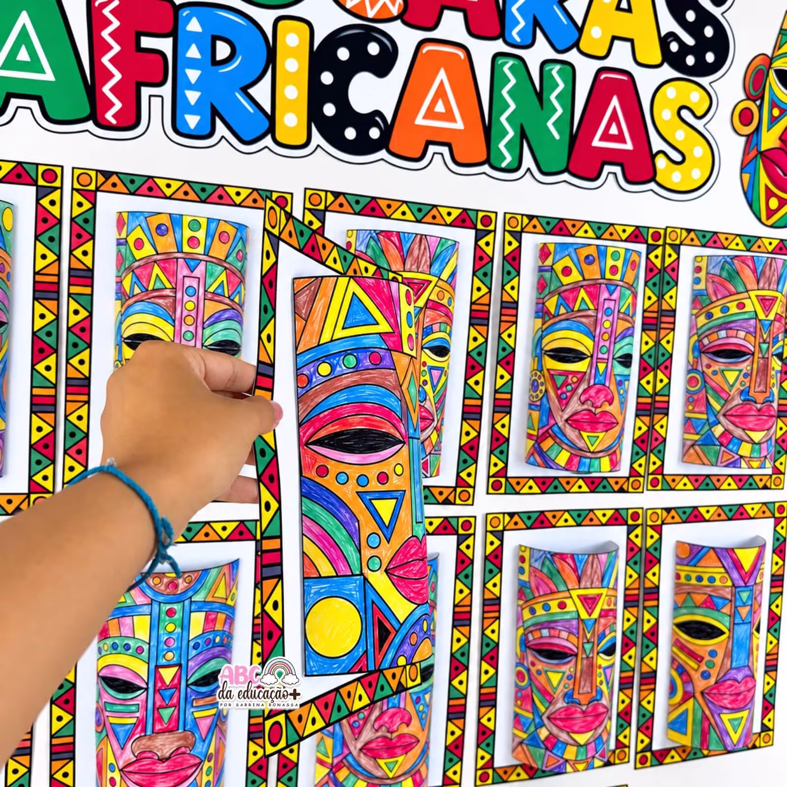 Oficina de Máscaras Africanas - Dia da Consciência Negra - Imagem 6
