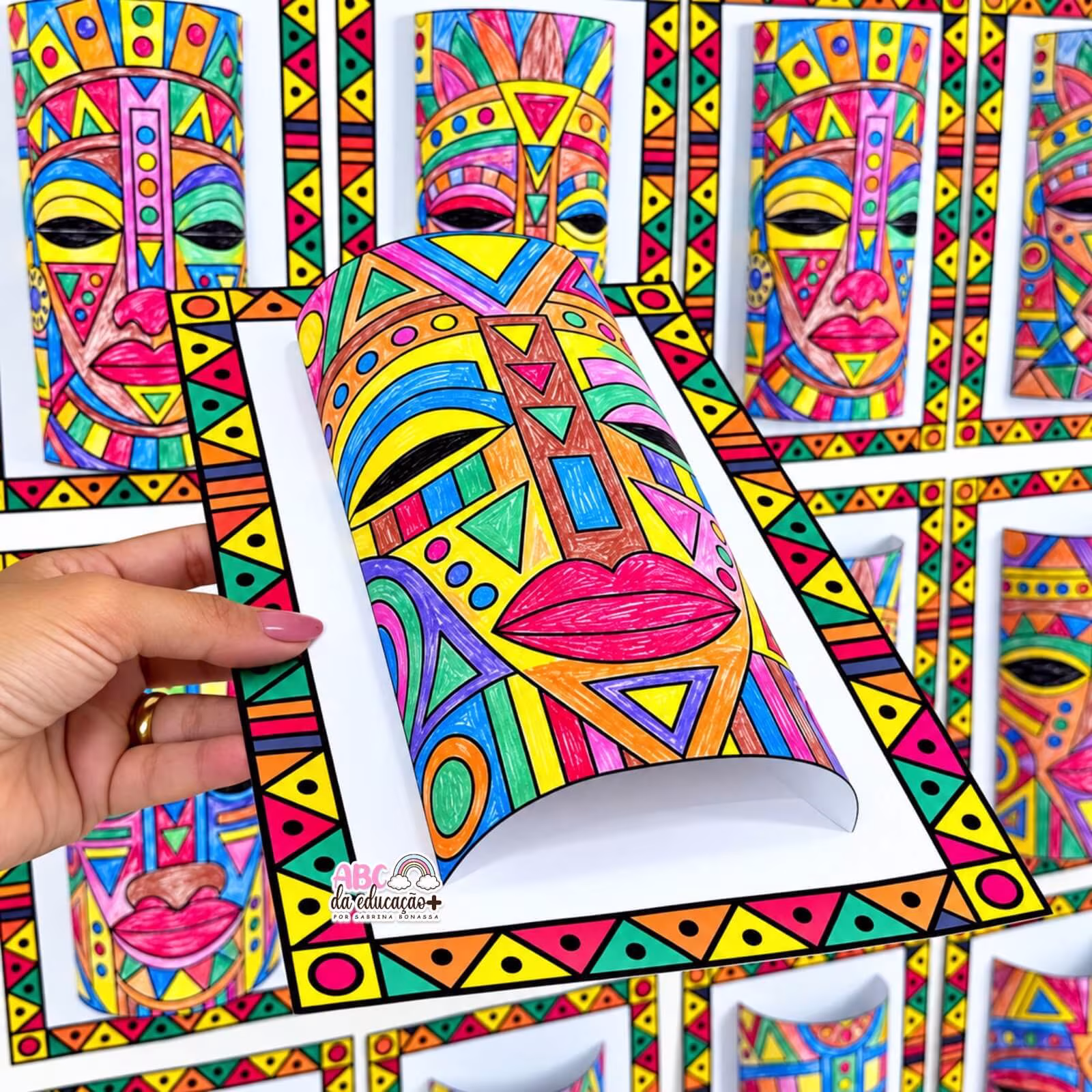 Oficina de Máscaras Africanas - Dia da Consciência Negra - Imagem 7
