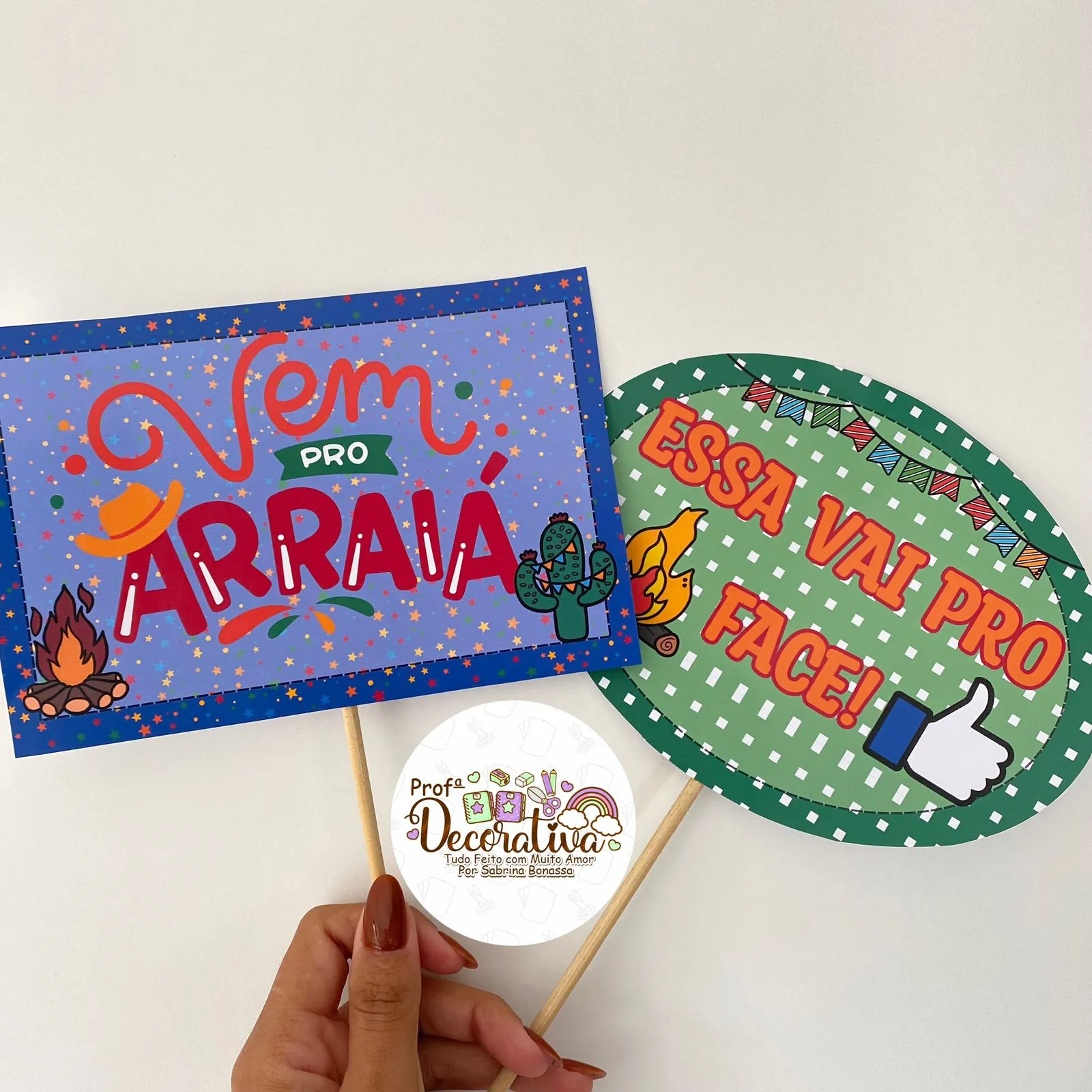 Lembrancinhas e Placas para fotos- Festa Junina - Imagem 5