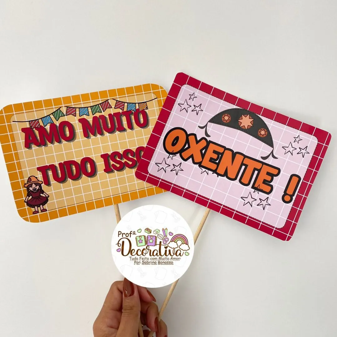 Lembrancinhas e Placas para fotos- Festa Junina - Image 6