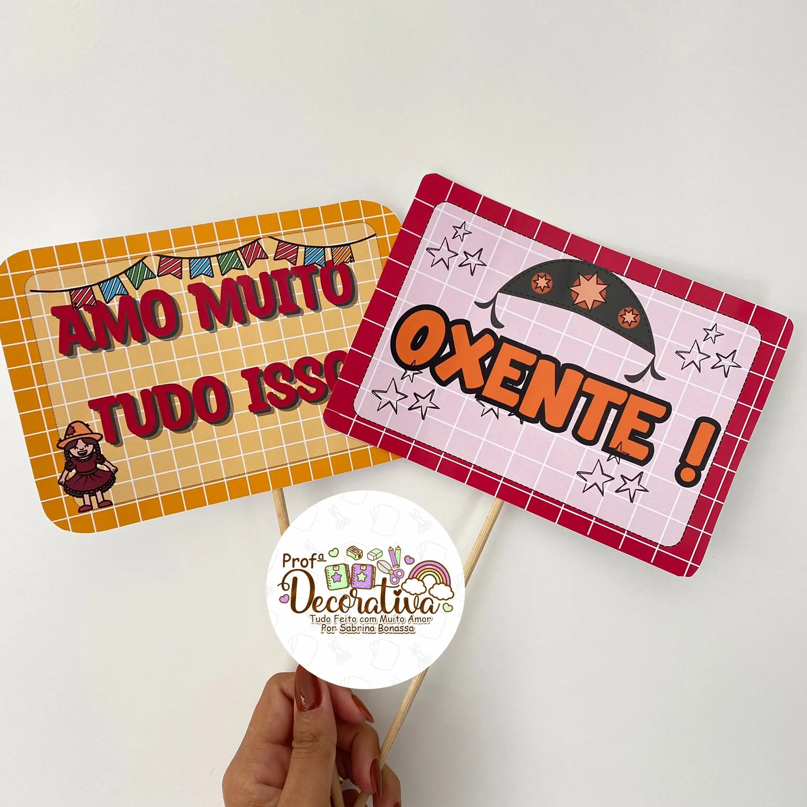 Lembrancinhas e Placas para fotos- Festa Junina - Imagem 6