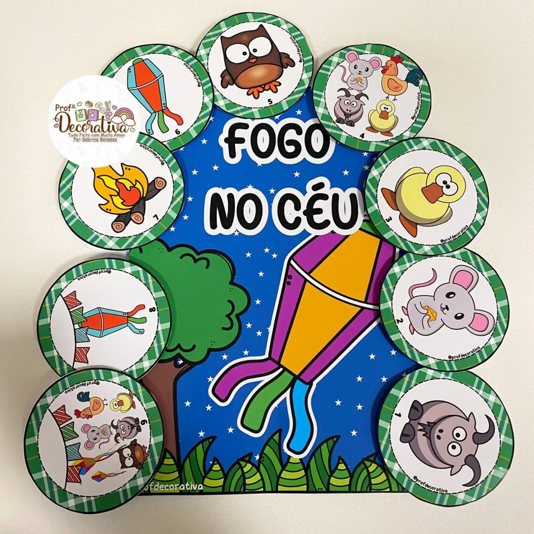 Luva + Sequência Didática Educação Infantil "Fogo no Céu" - Image 7