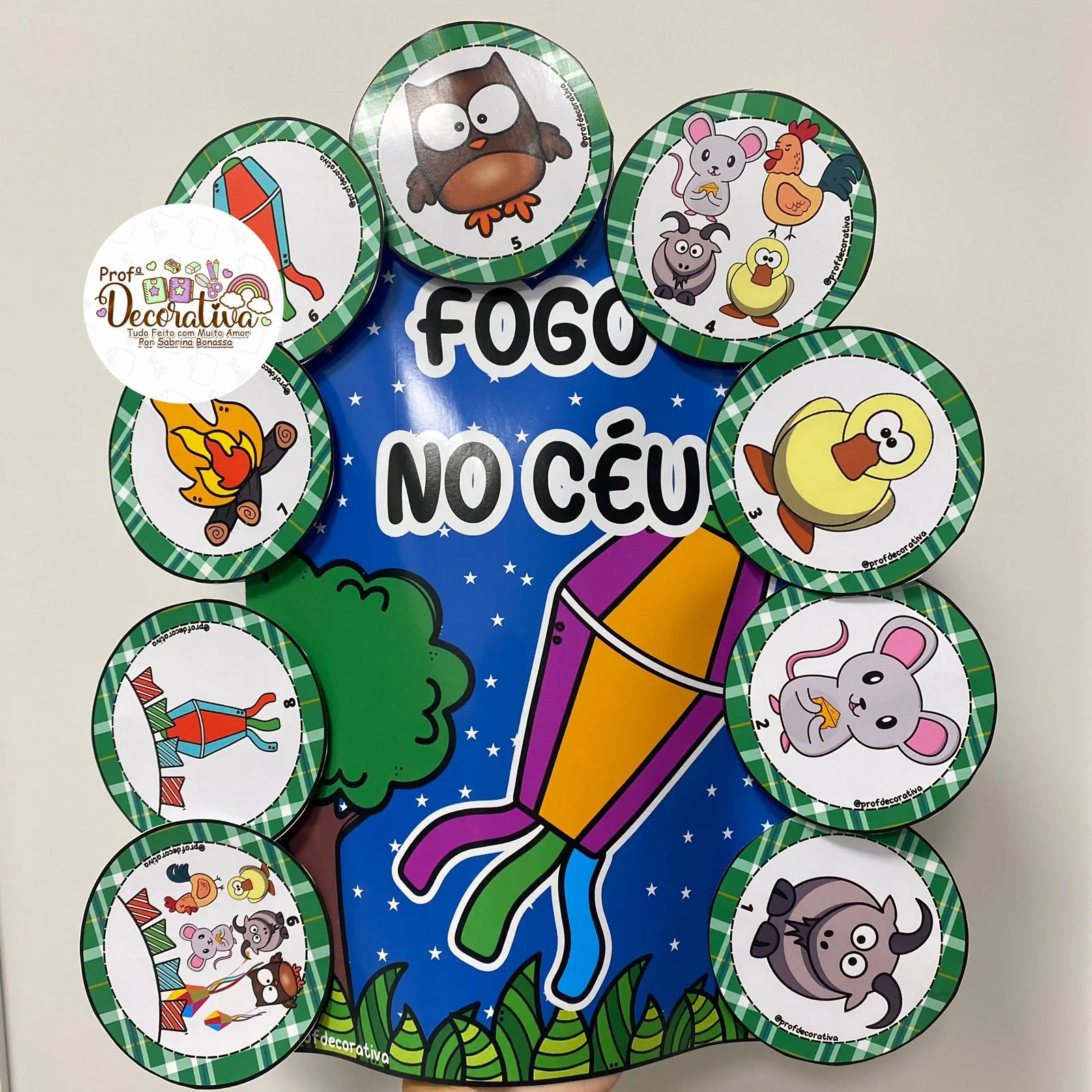 Luva + Sequência Didática Educação Infantil "Fogo no Céu"