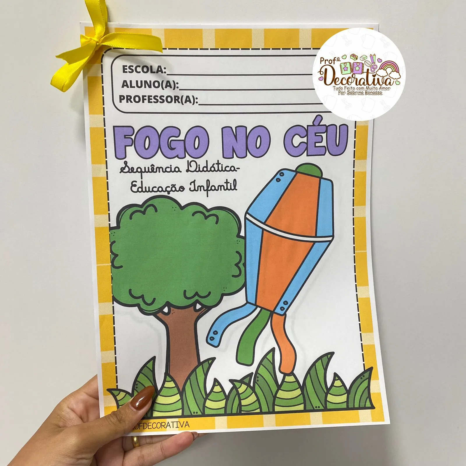 Luva + Sequência Didática Educação Infantil "Fogo no Céu" - Imagem 8