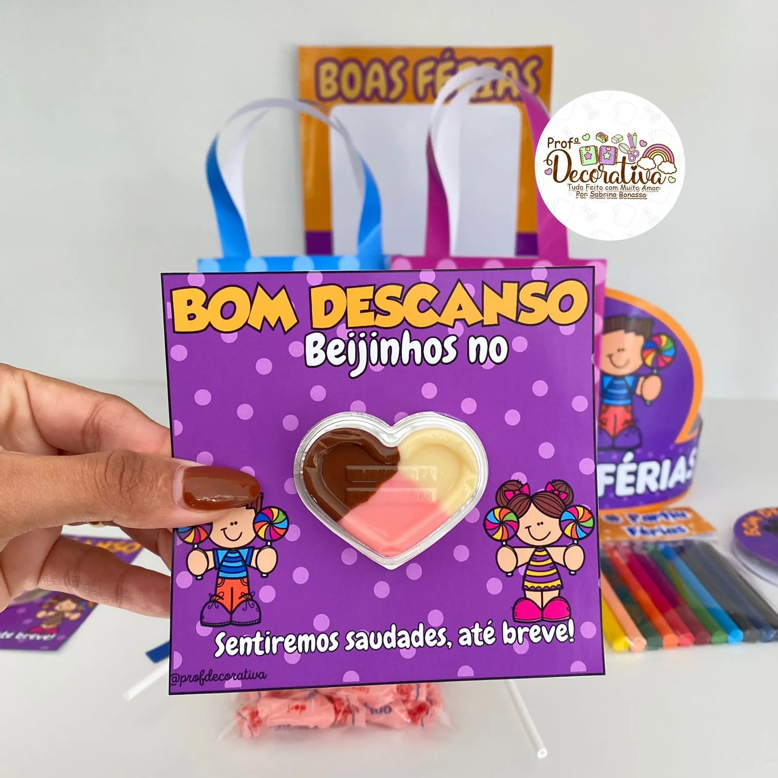 Kit Férias- Lembrancinhas e decoração