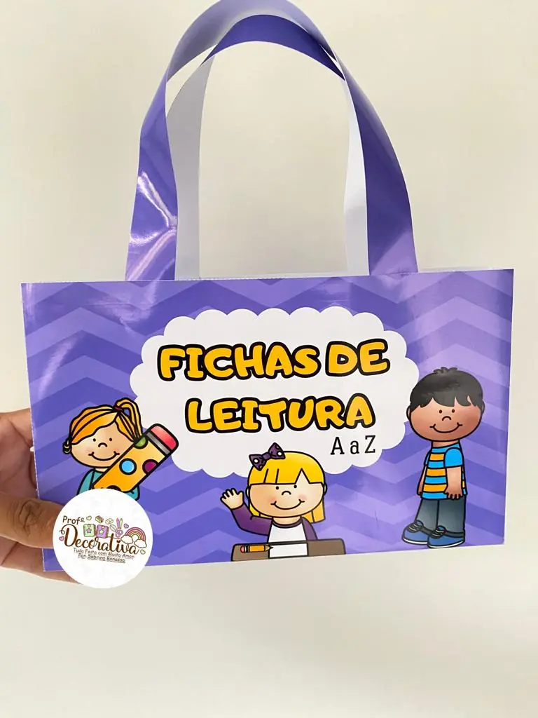 Fichas de Leitura de A a Z- Letra Bastão - Image 3