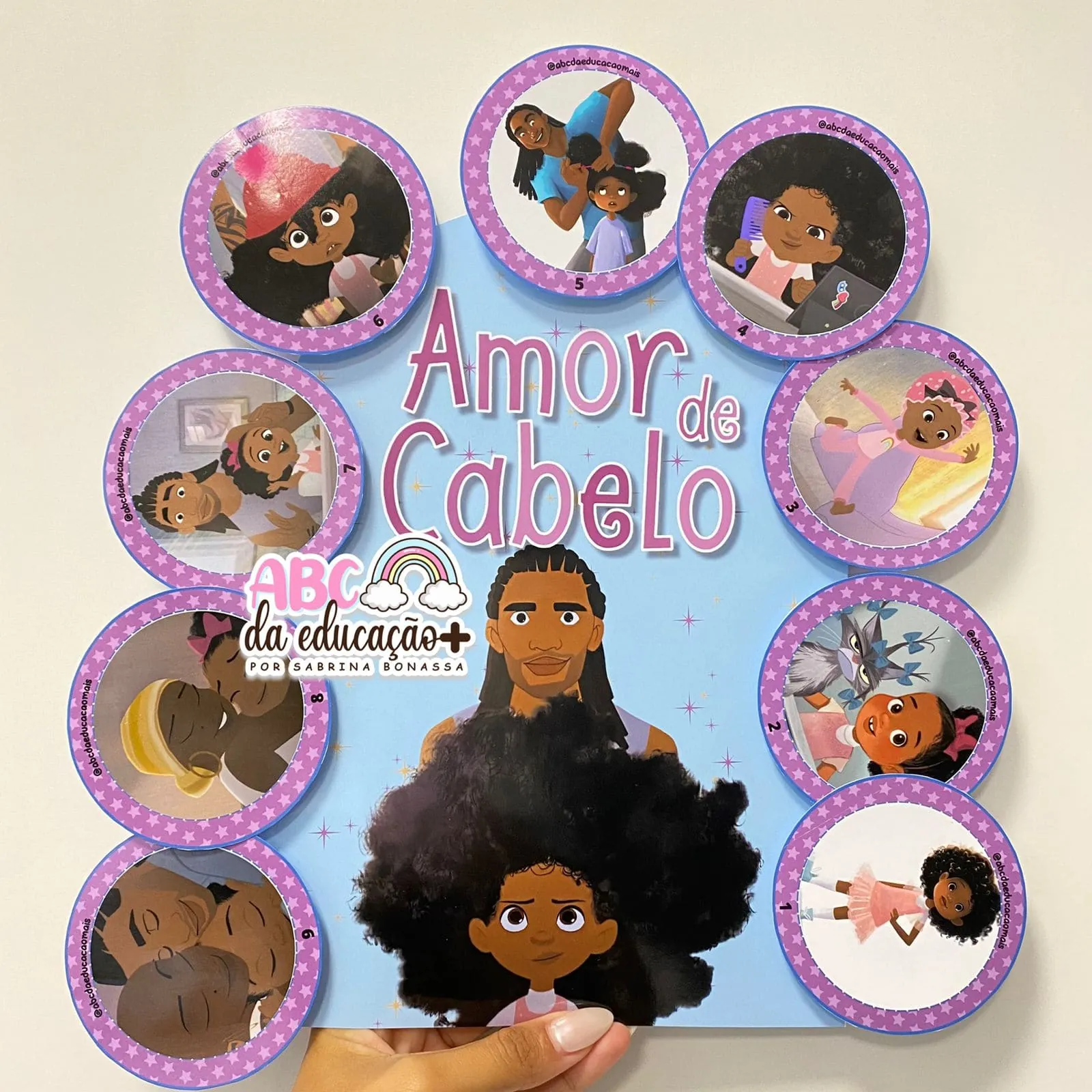 Luva Amor de Cabelo + Sequência Didática Alfabetização
