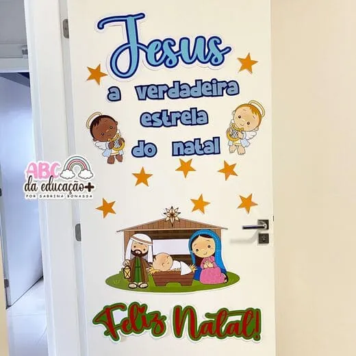 Painel de Porta- Natal Cristão