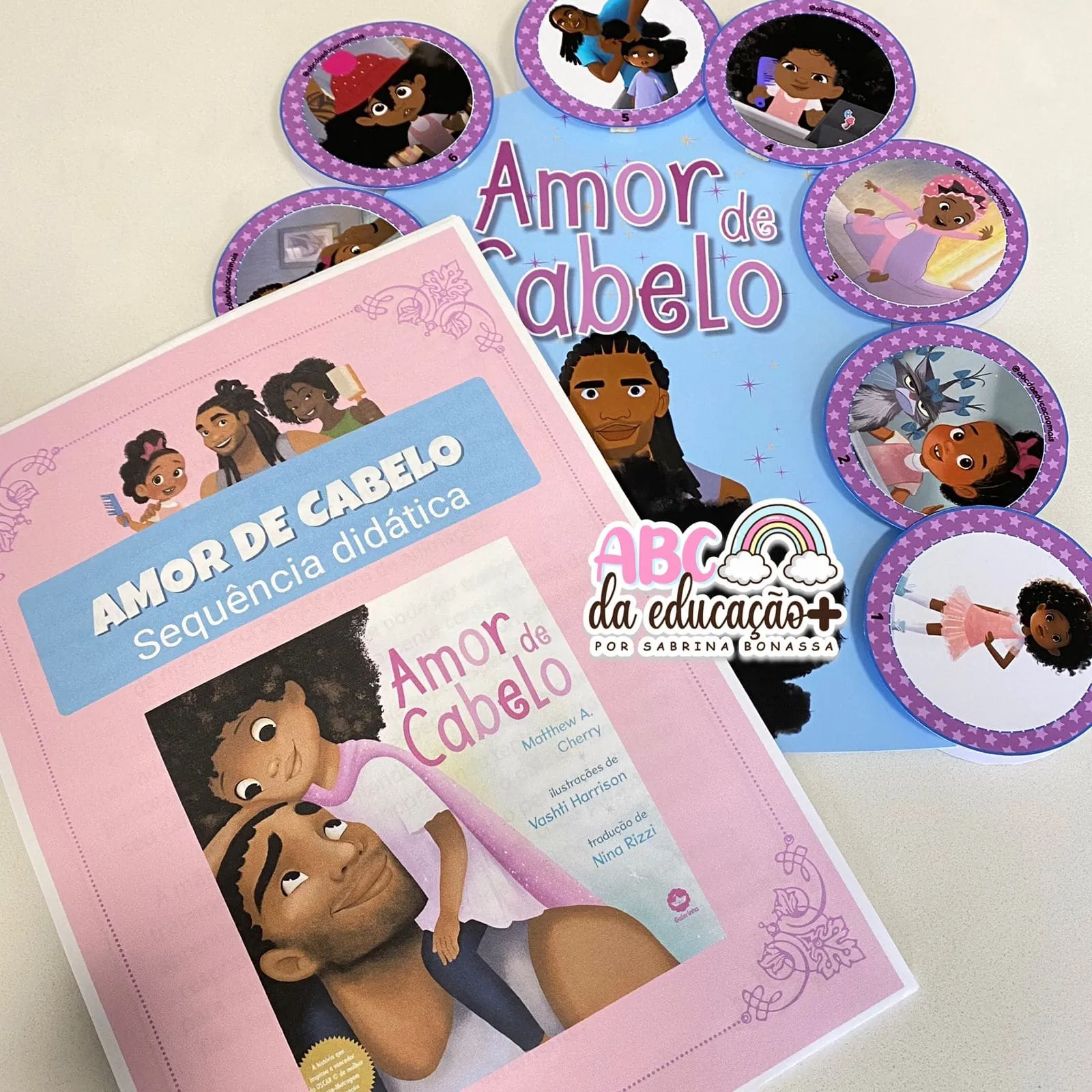 Luva Amor de Cabelo + Sequência Didática Alfabetização - Imagem 2