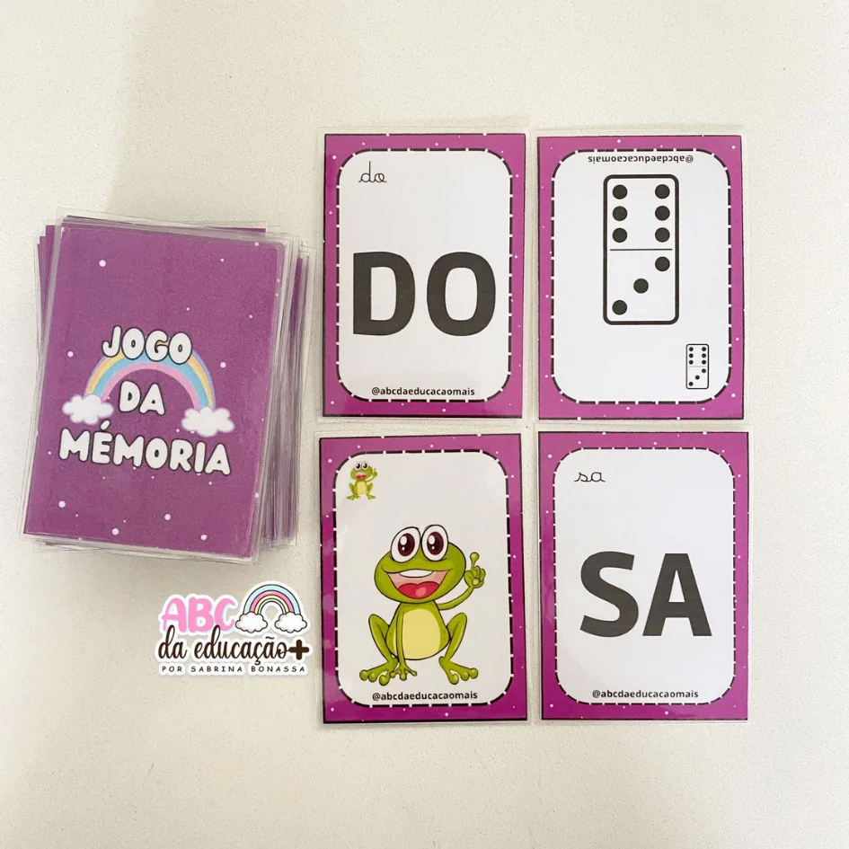 Jogo da Memória Sílaba Inicial