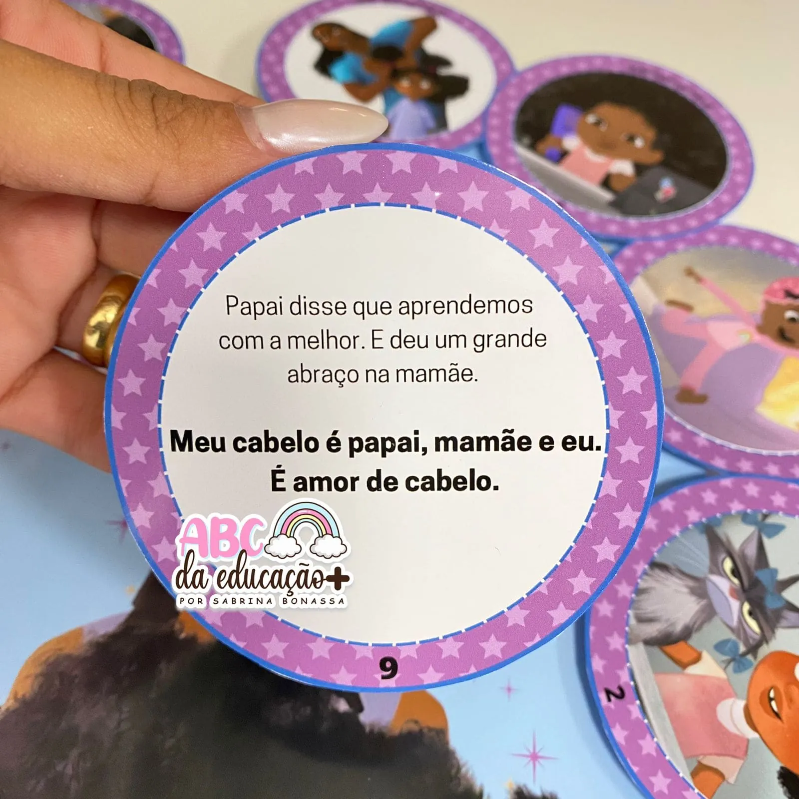 Luva Amor de Cabelo + Sequência Didática Alfabetização - Imagem 5