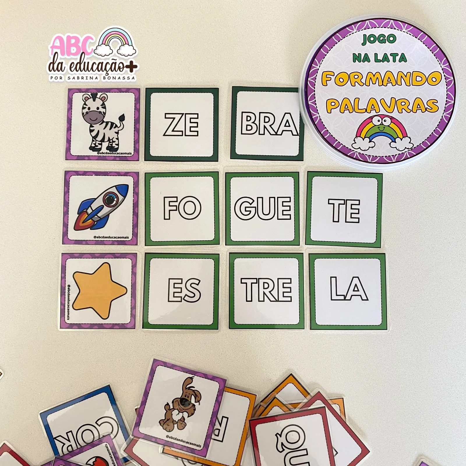 Formando Palavras- Jogo na Lata - Imagem 3