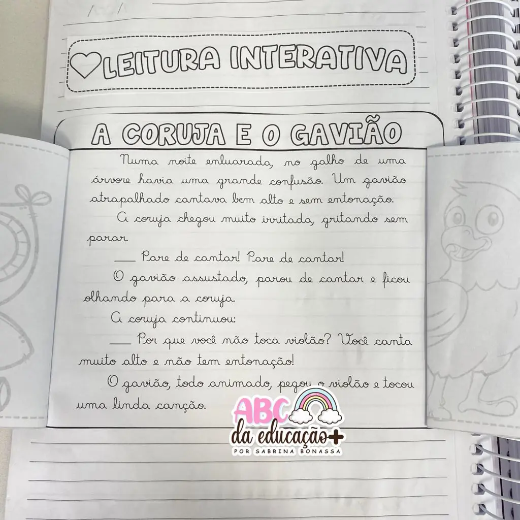 Leitura interativa com interpretação- Letra cursiva - Image 3