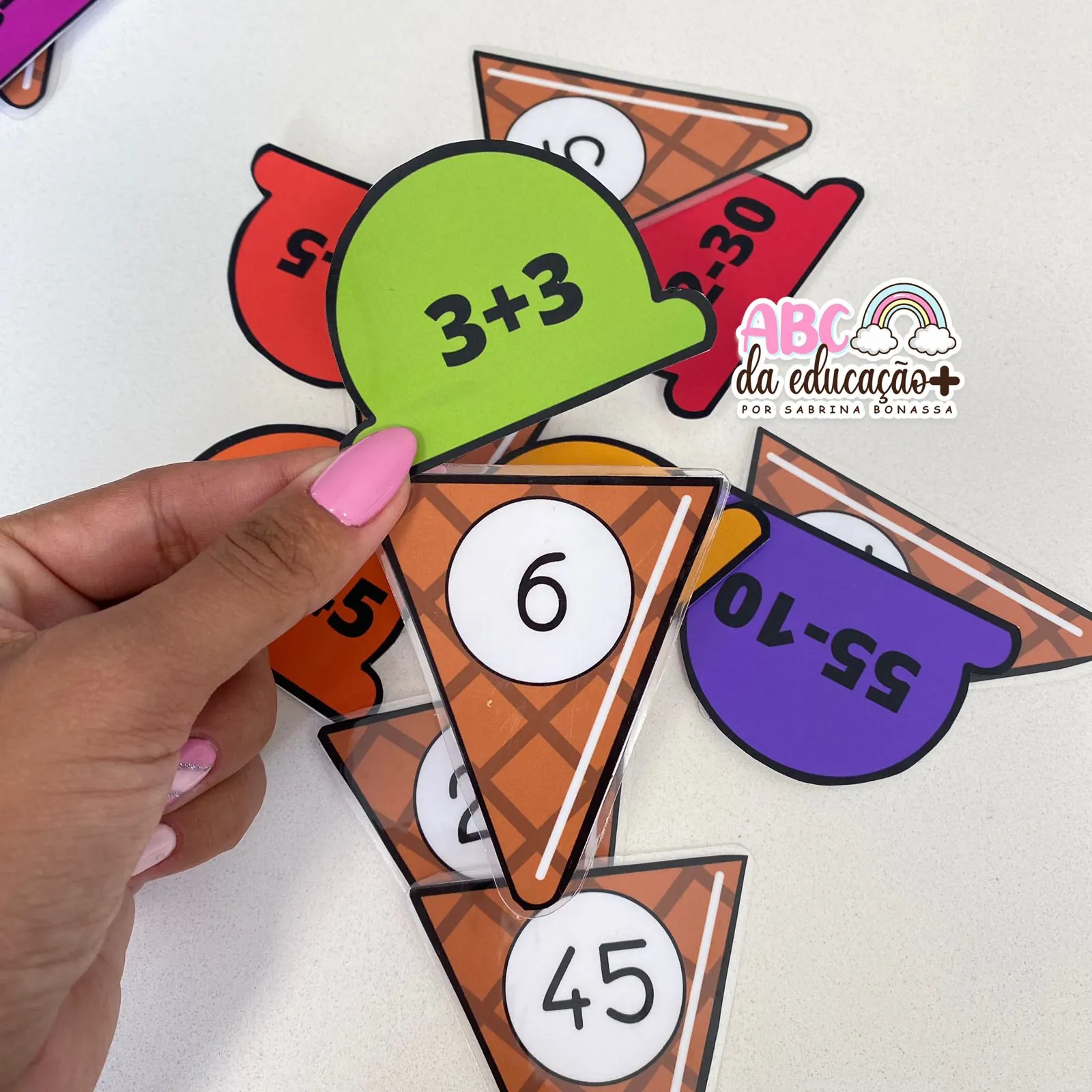 Sorvete da Adição e Subtração