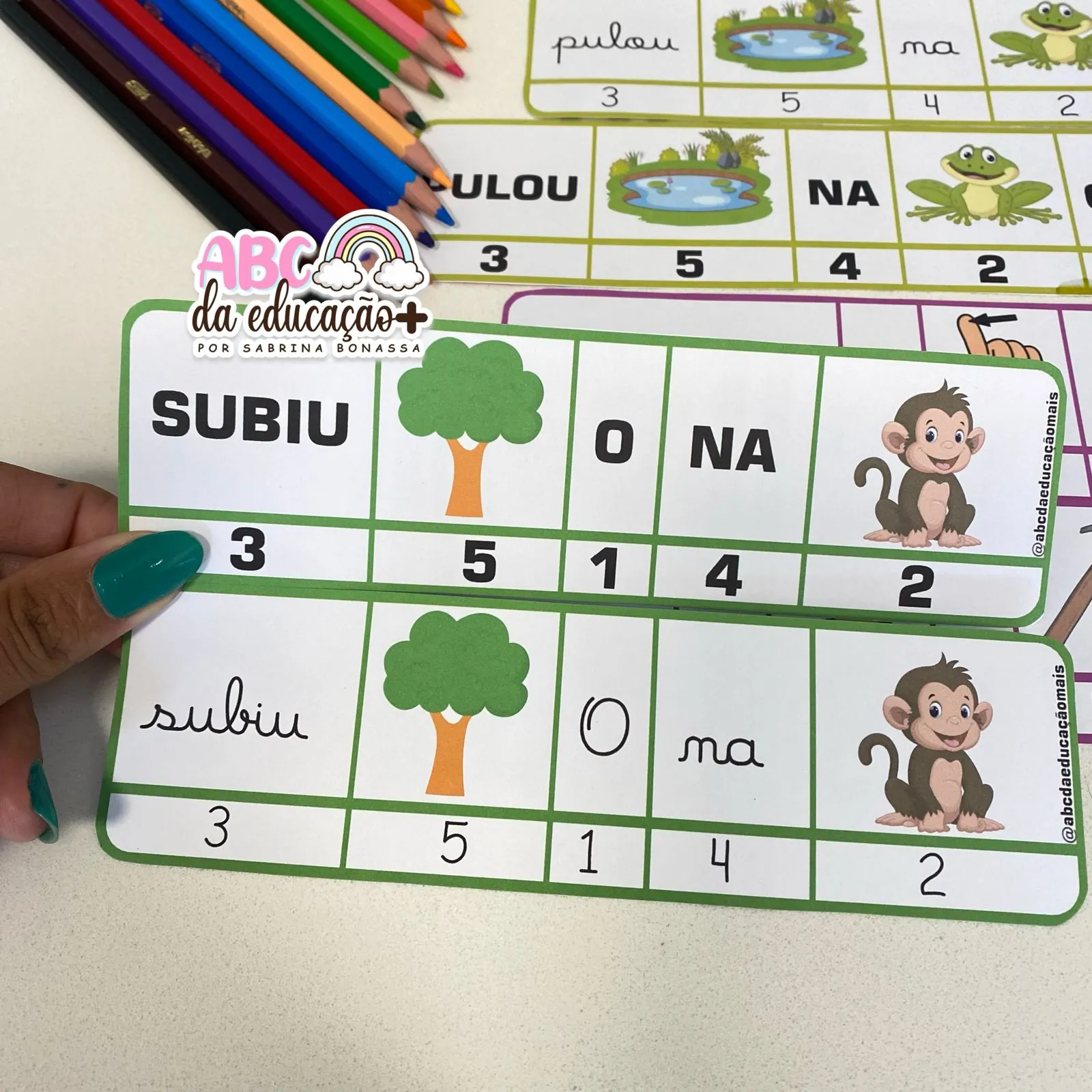 Organizando as Frases