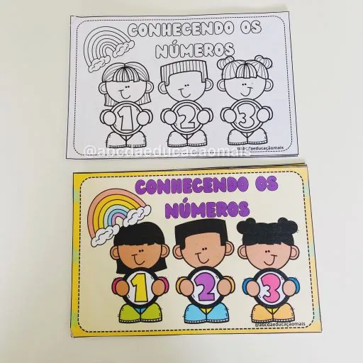 Livrinho dos números 0 a 9
