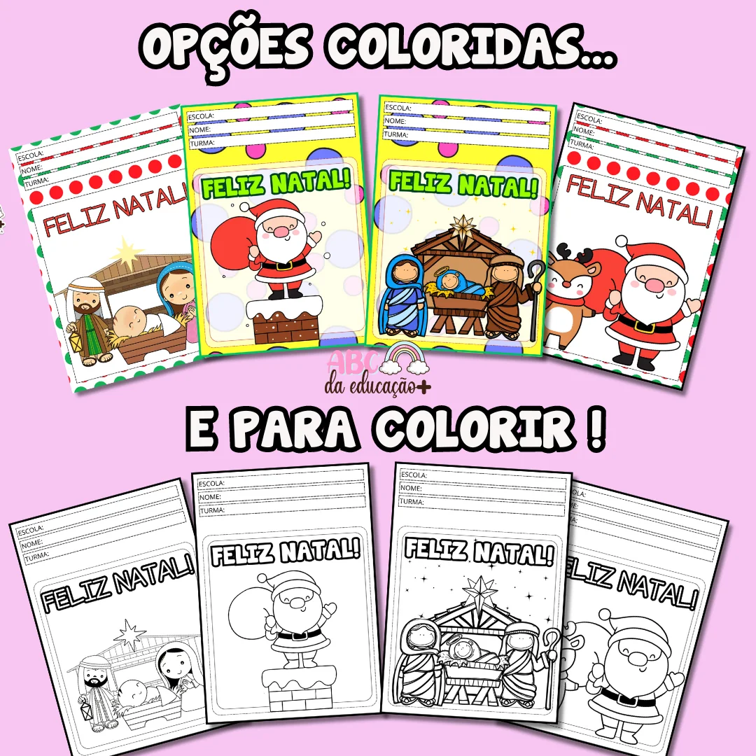 Capa e Alça para atividades – Envelope Tema Natal - Image 3