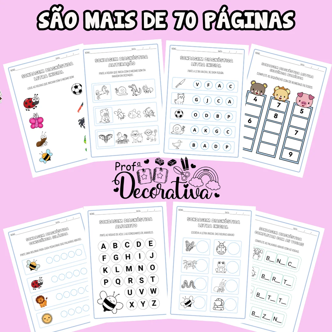 Apostila Sondagem Infantil Completa- 80 páginas - Image 2