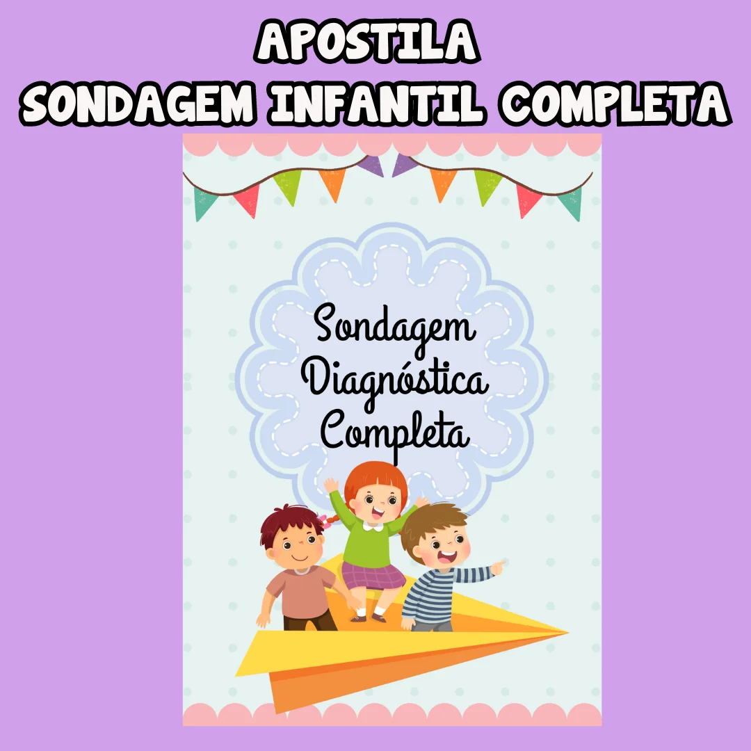 Apostila Sondagem Infantil Completa- 80 páginas