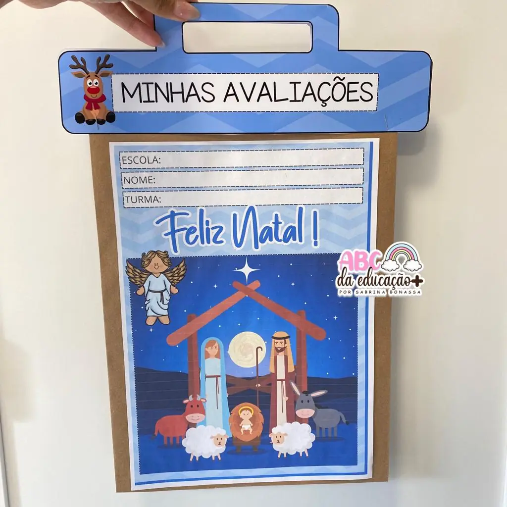 Capa e Alça para atividades – Envelope Tema Natal - Image 6