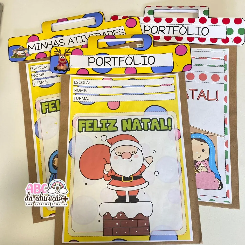 Capa e Alça para atividades – Envelope Tema Natal - Image 5