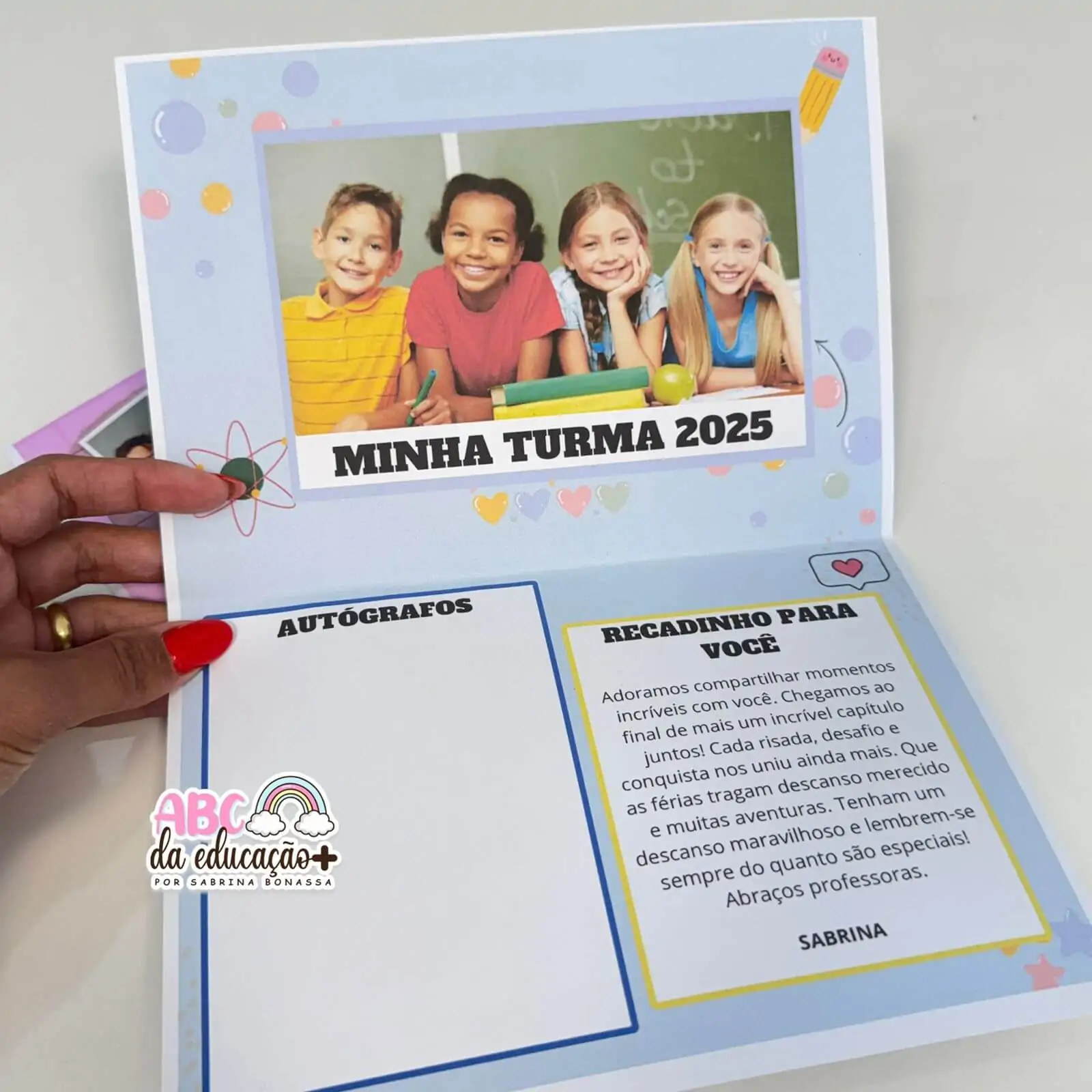 Recordação Escolar- Editável no canva - Imagem 2