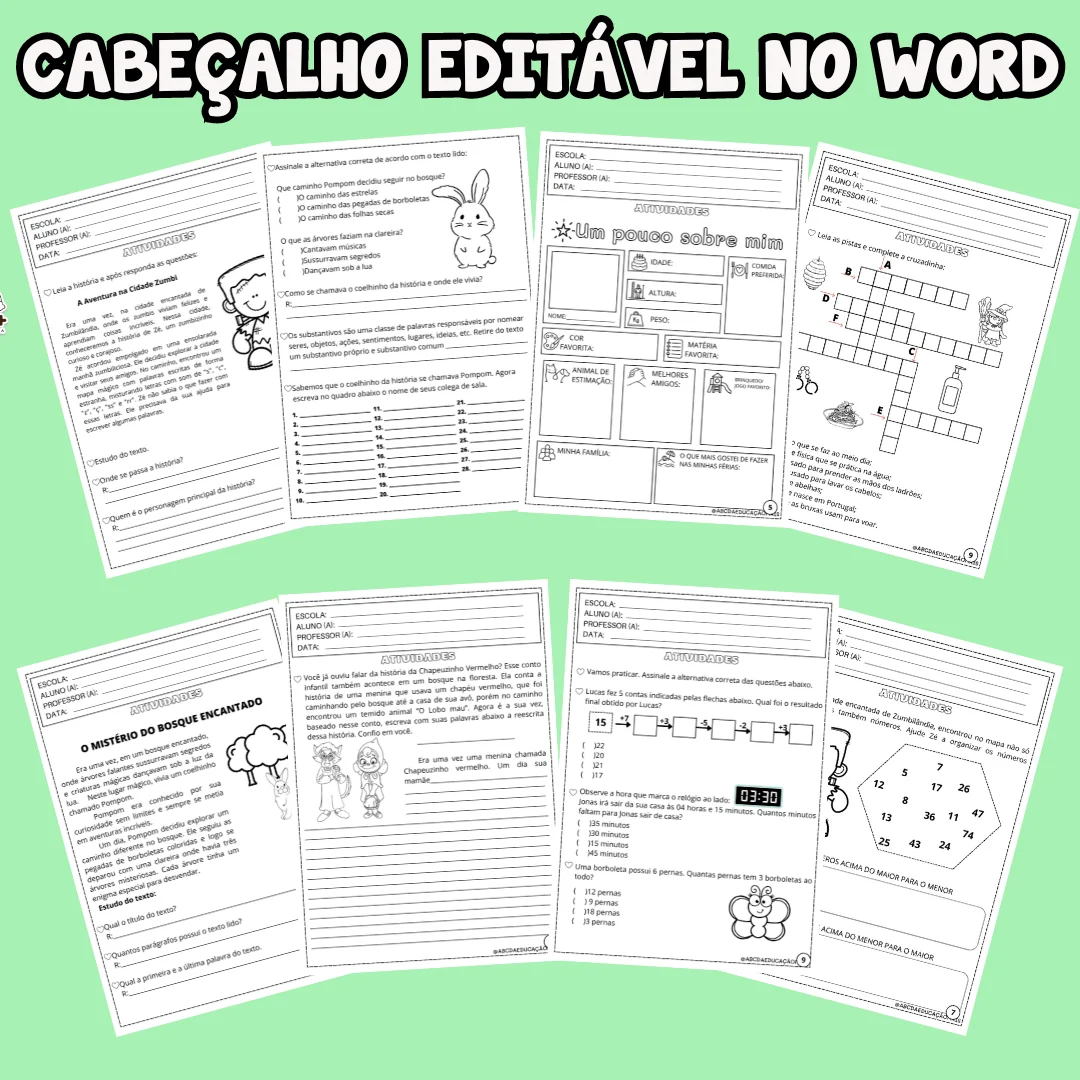 Apostila de Sondagem Diagnóstica 3º ano + Lembrancinhas volta às aulas - Image 2