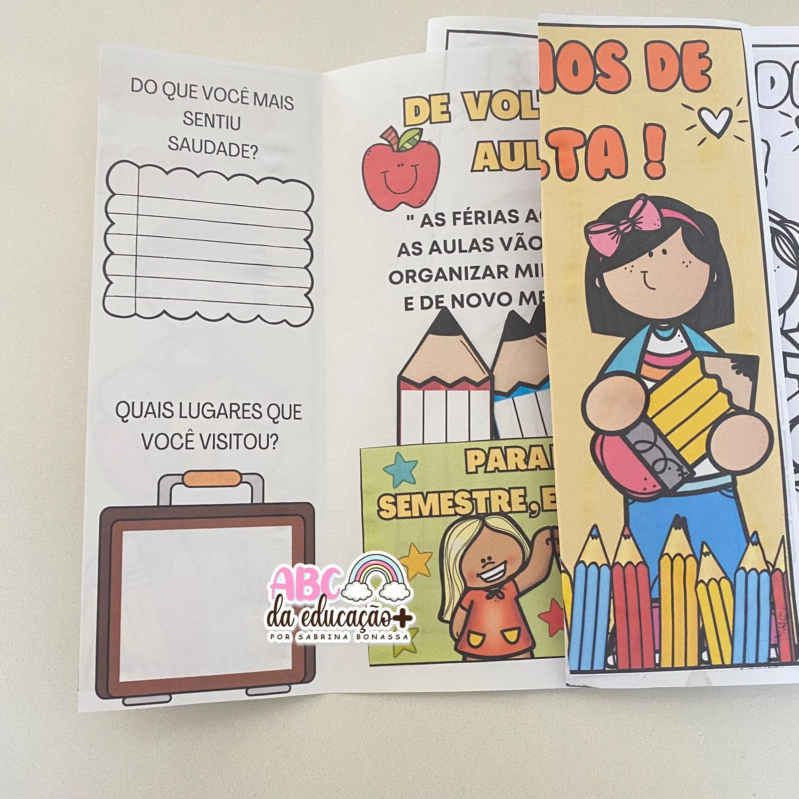 Lapbook Volta às Aulas - Imagem 2
