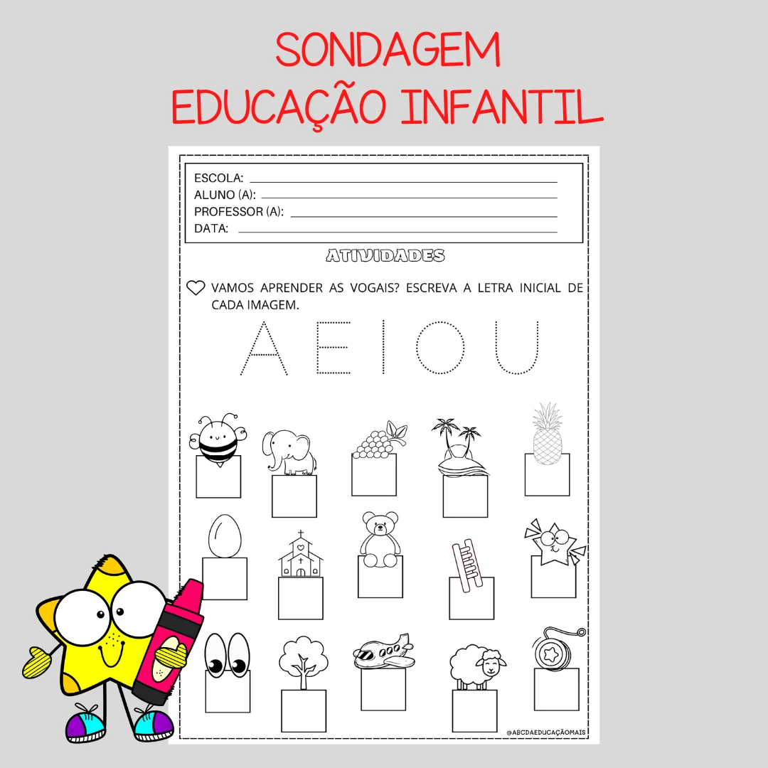 Sondagem Edu. Infantil + Lembrancinhas volta às aulas - Image 4