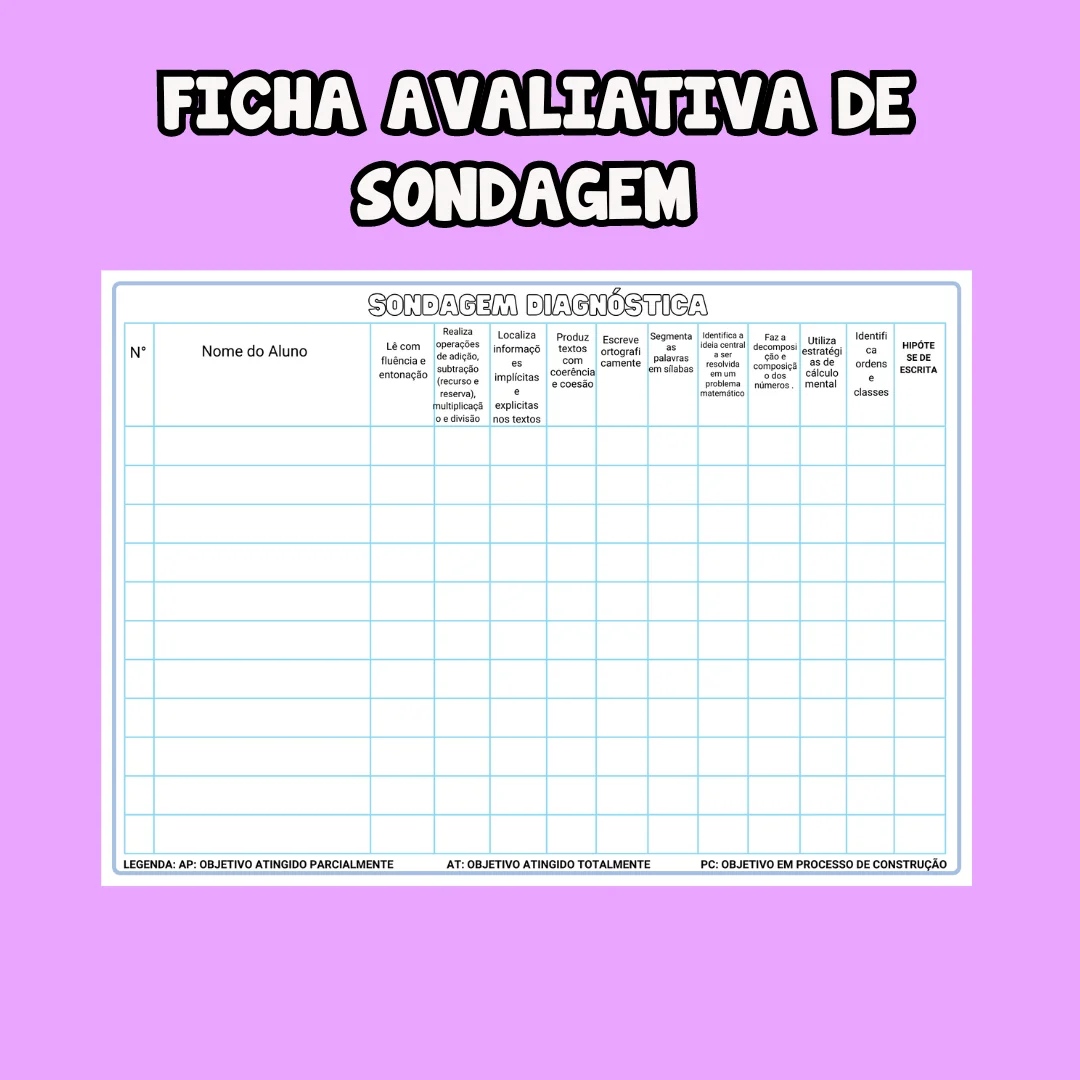 Apostila de Sondagem Diagnóstica 5º ano + Lembrancinhas volta às aulas - Image 8