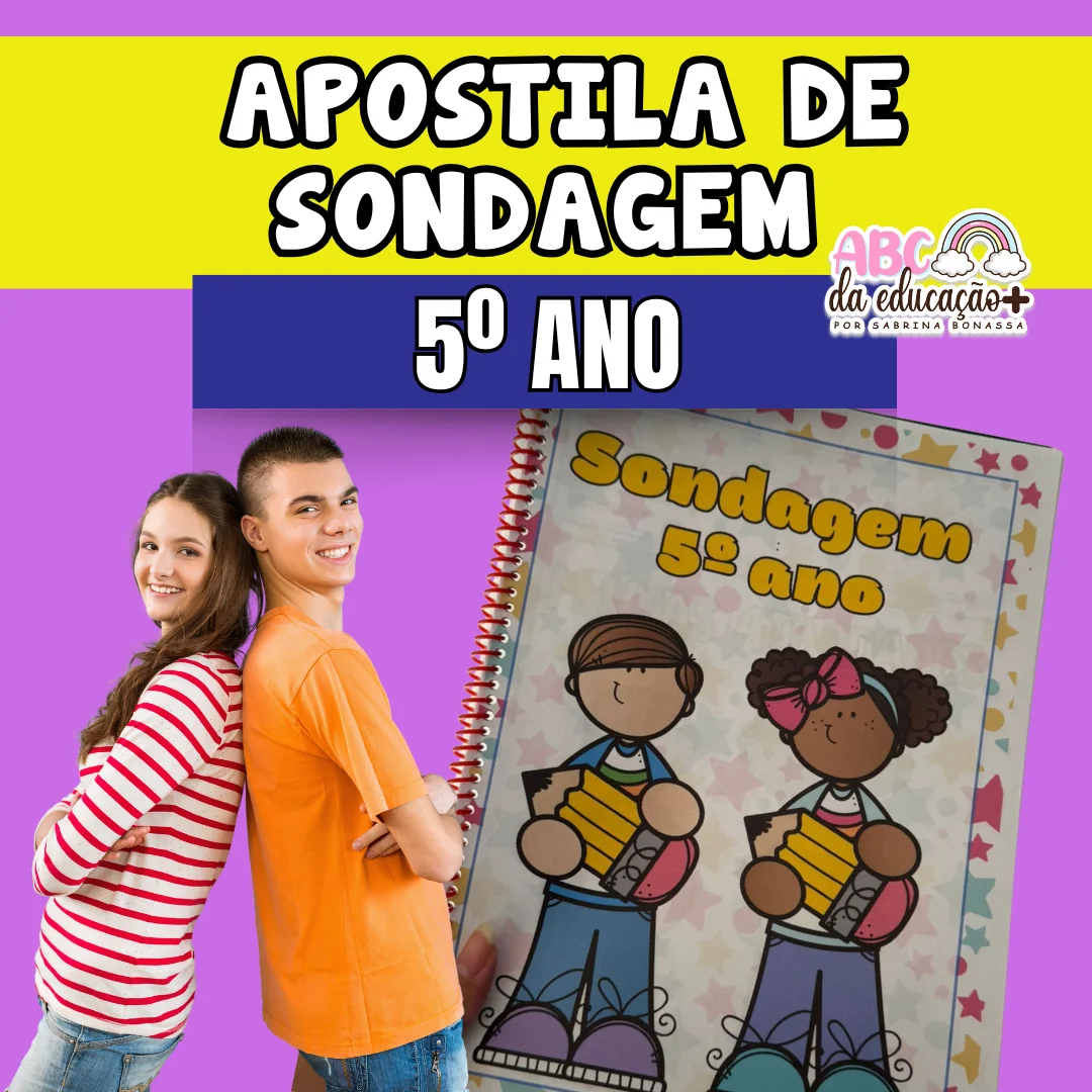 Apostila de Sondagem Diagnóstica 5º ano + Lembrancinhas volta às aulas