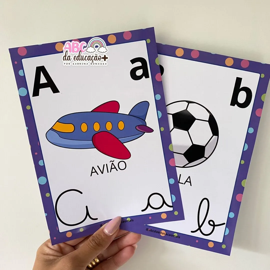 Alfabeto de Parede e Silabários – 4 tipos de letras - Image 6