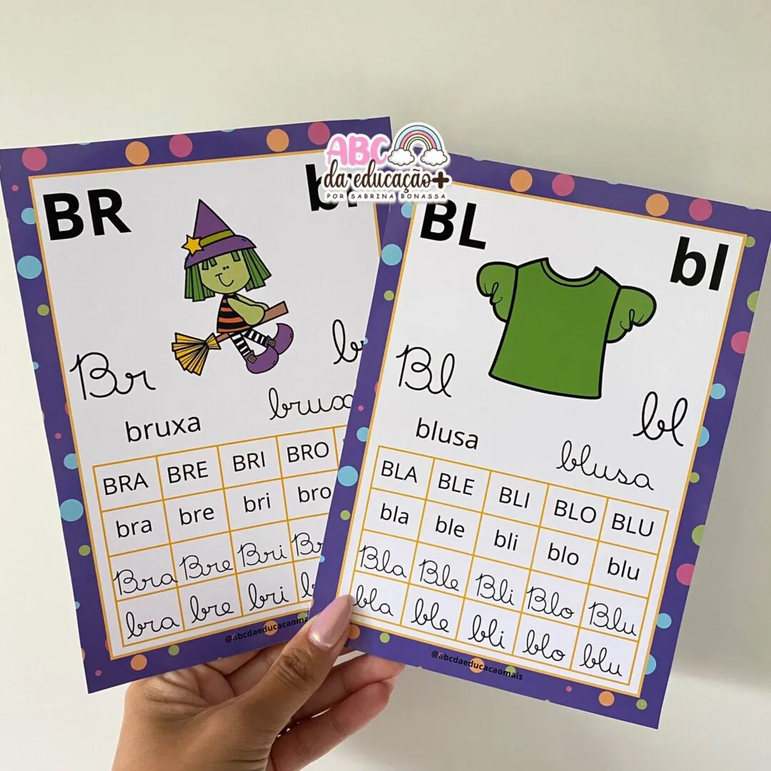 Alfabeto de Parede e Silabários – 4 tipos de letras - Image 4