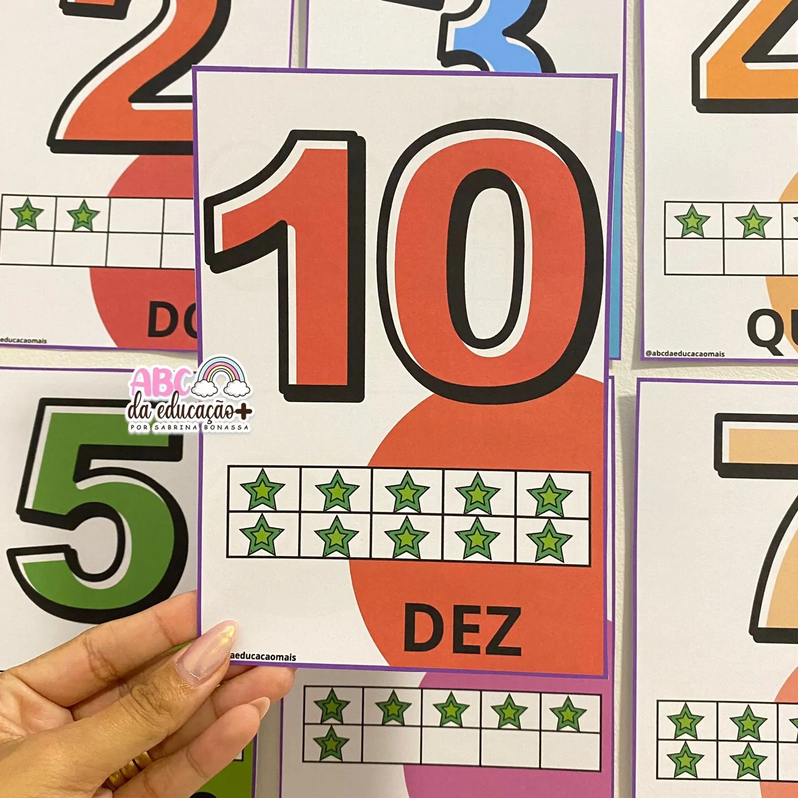 Números de parede – 0 a 10 - Imagem 4