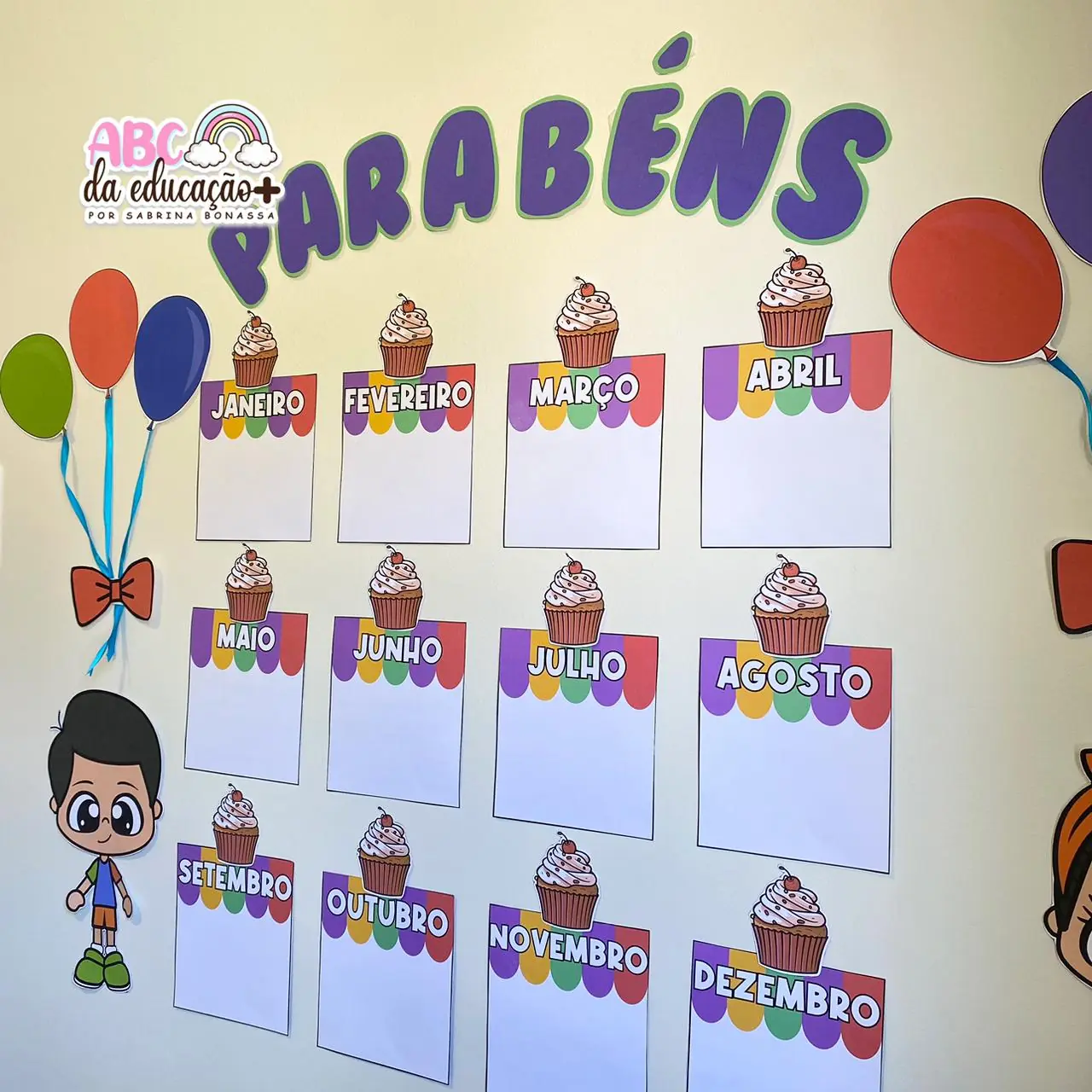 Painel de Aniversariante – Tema Crianças - Imagem 2