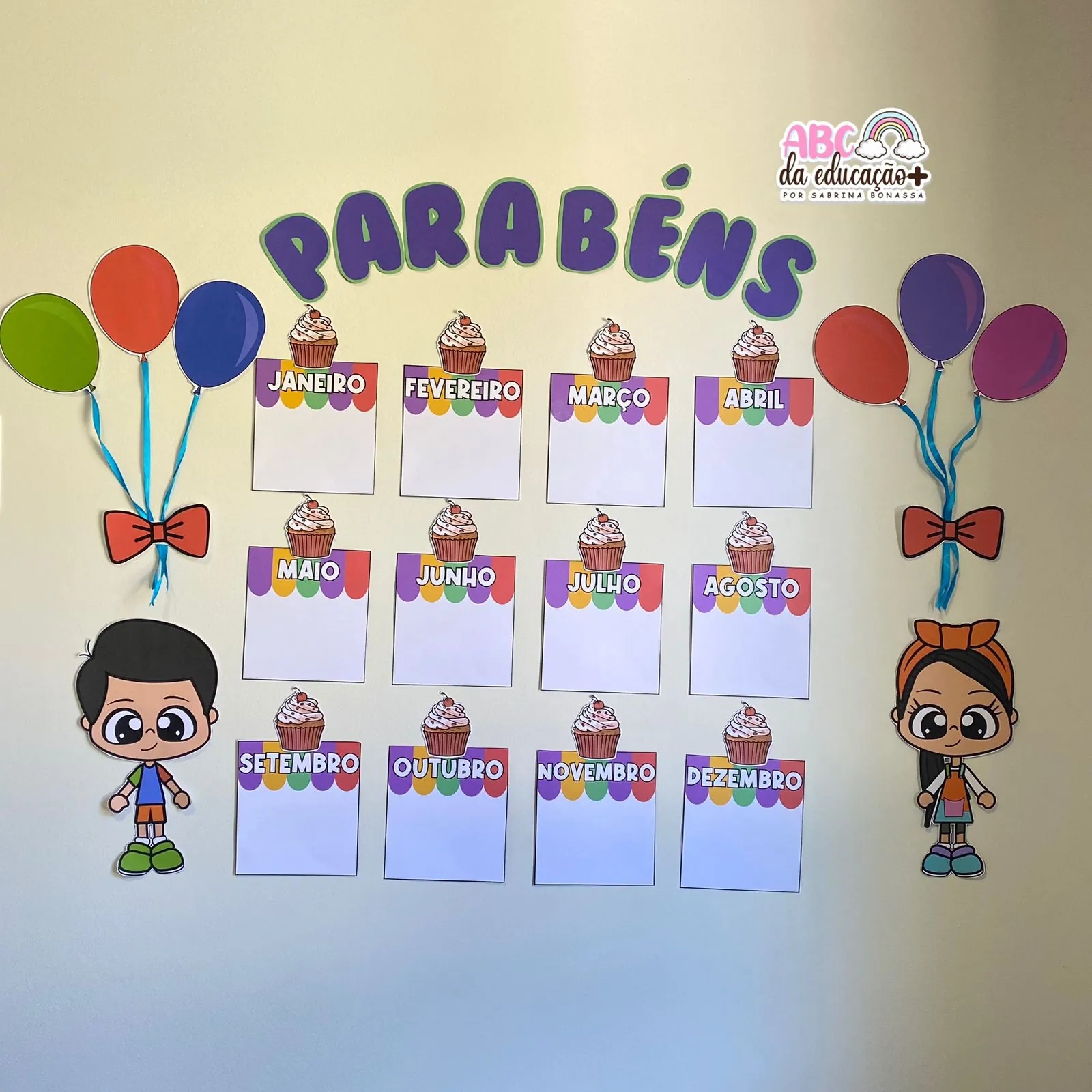 Painel de Aniversariante – Tema Crianças