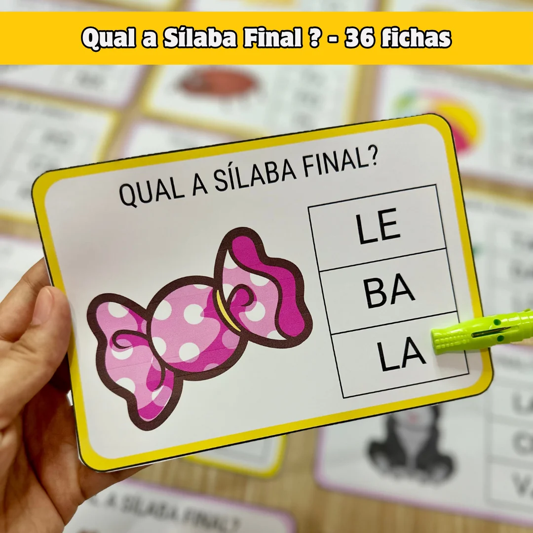Combo 13 jogos – Consciência Silábica/fonêmica Volume 2 - Image 9
