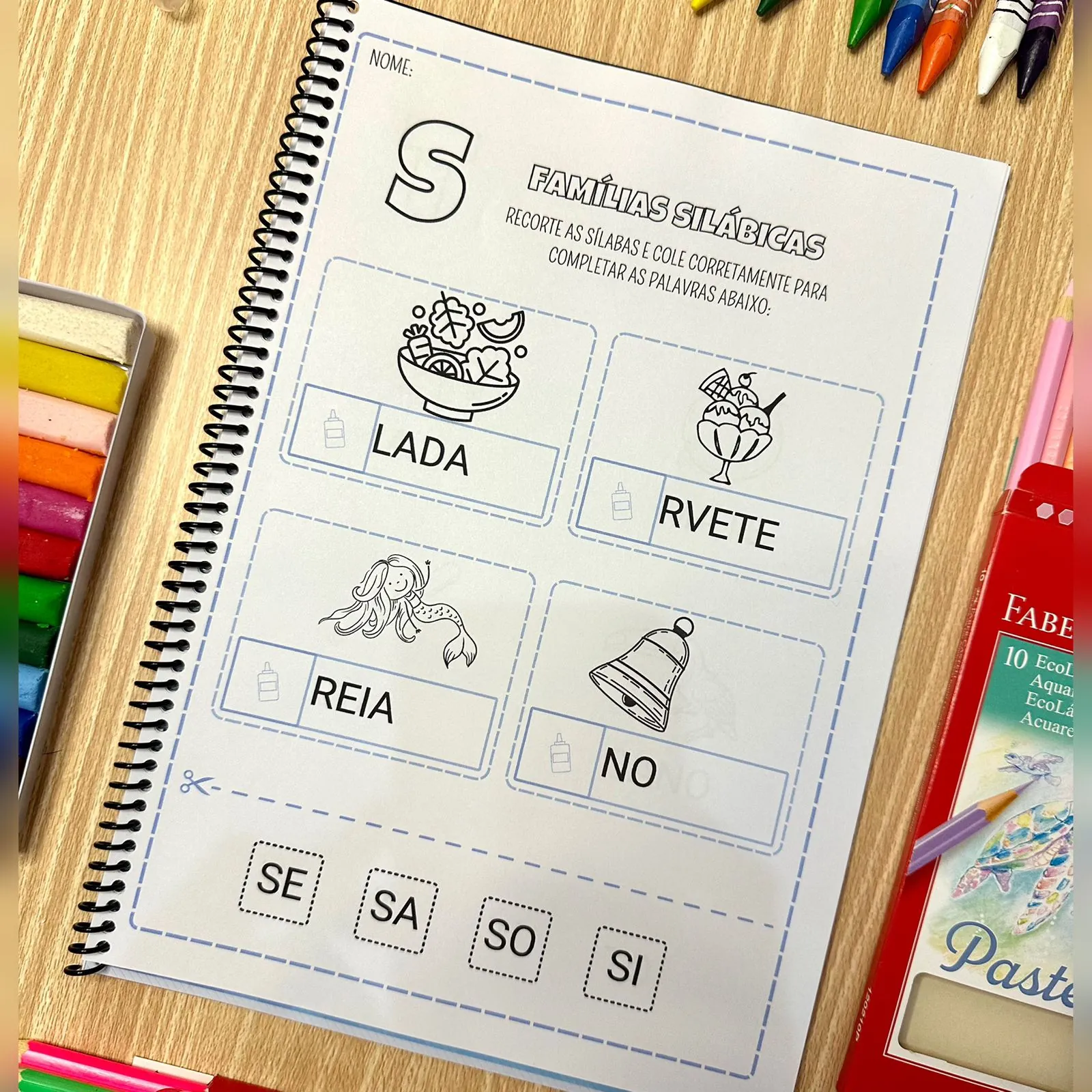 Combo Apostila Família Silábica - 3 em 1 -  70 páginas - Imagem 2
