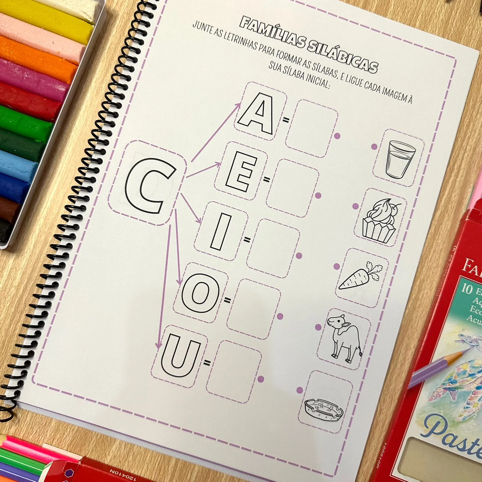 Combo Apostila Família Silábica - 3 em 1 -  70 páginas - Imagem 5