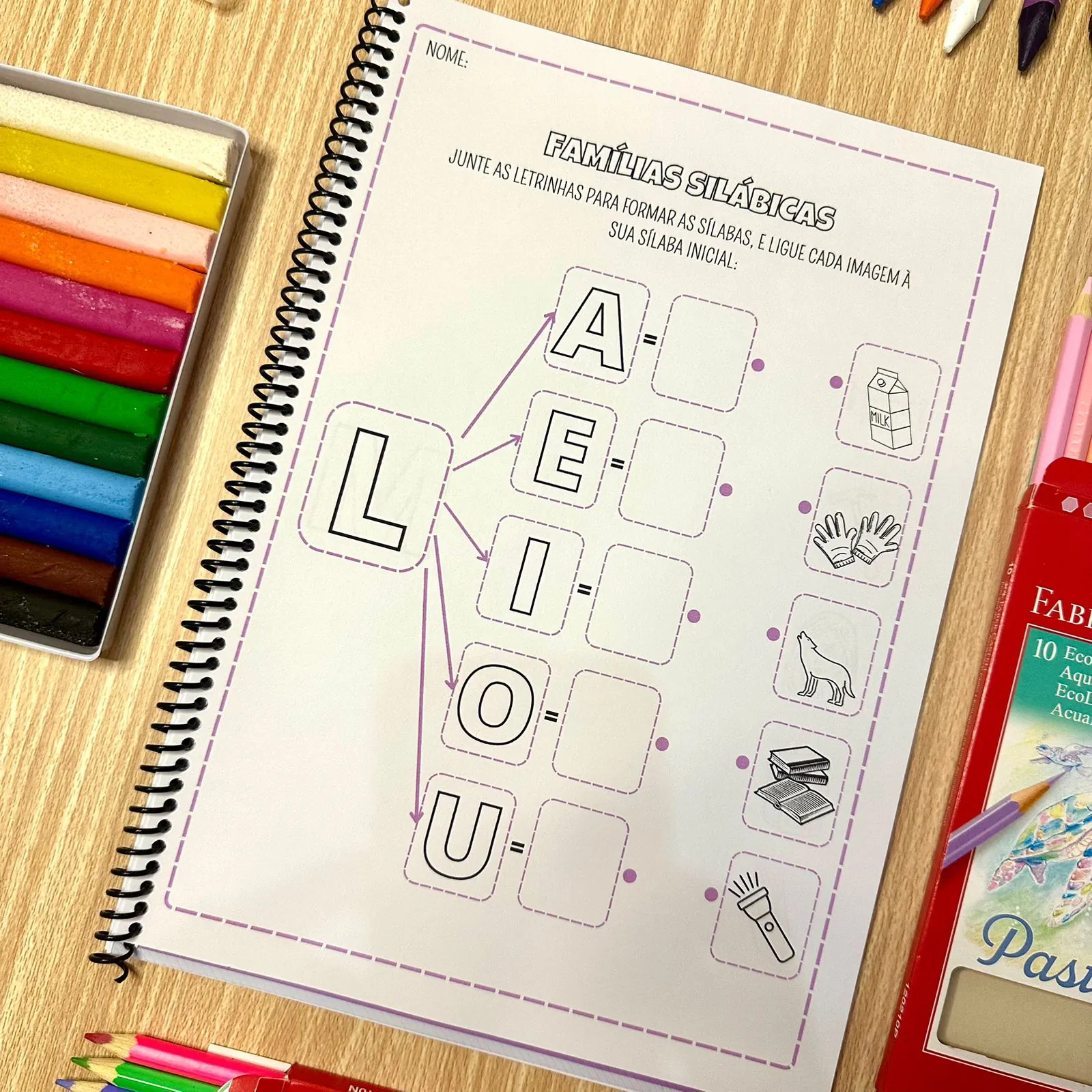 Combo Apostila Família Silábica - 3 em 1 -  70 páginas - Imagem 4