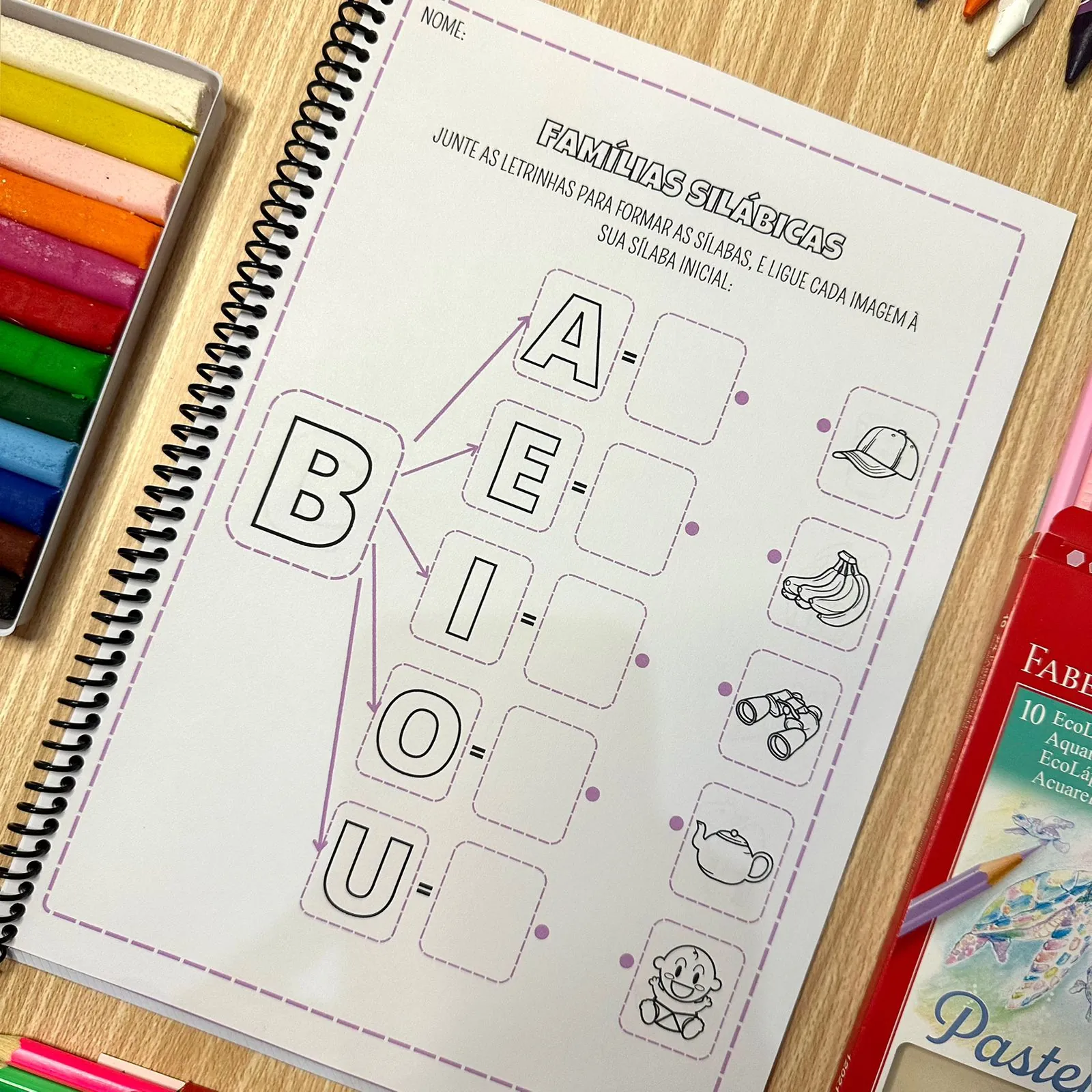 Combo Apostila Família Silábica - 3 em 1 -  70 páginas - Imagem 7