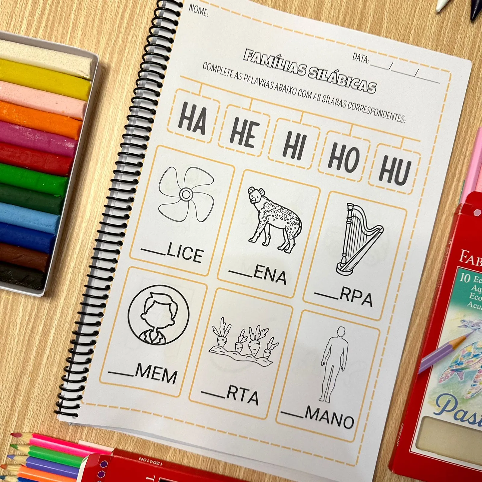 Combo Apostila Família Silábica - 3 em 1 -  70 páginas - Imagem 8