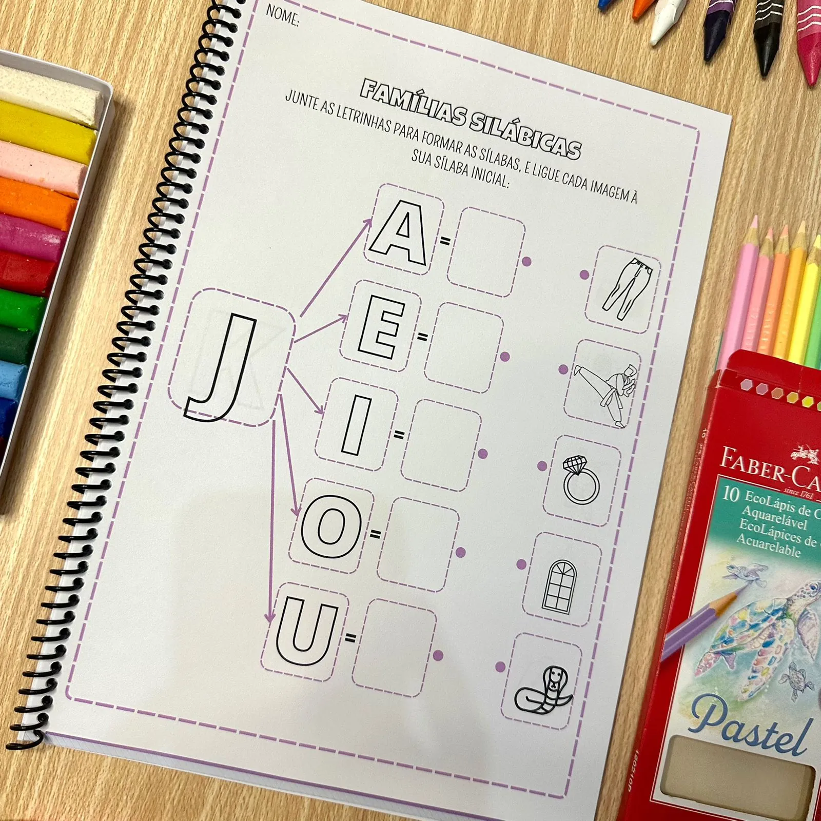 Combo Apostila Família Silábica - 3 em 1 -  70 páginas - Imagem 6