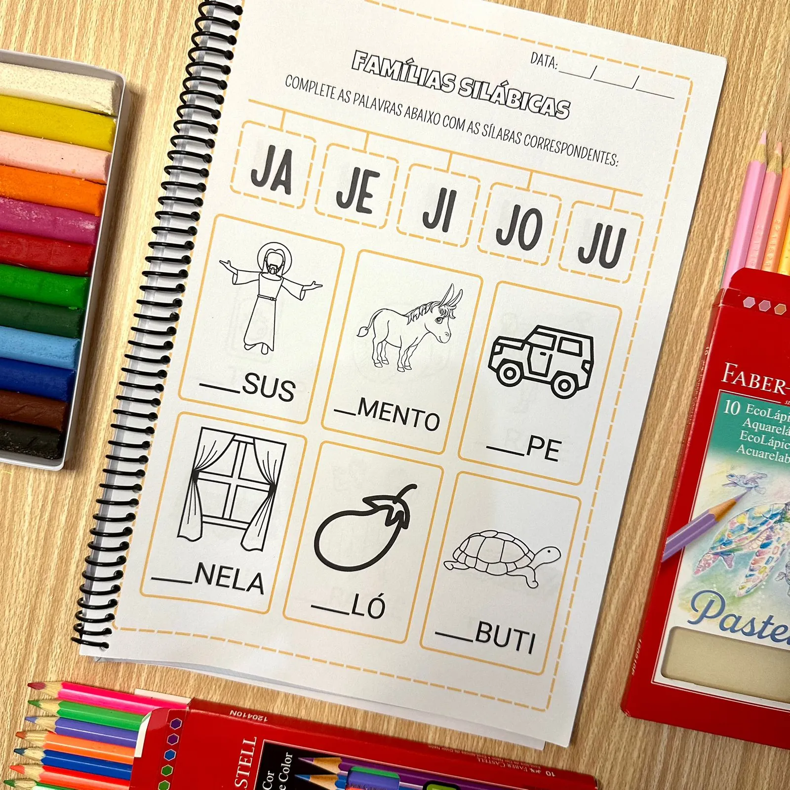 Combo Apostila Família Silábica - 3 em 1 -  70 páginas - Imagem 10
