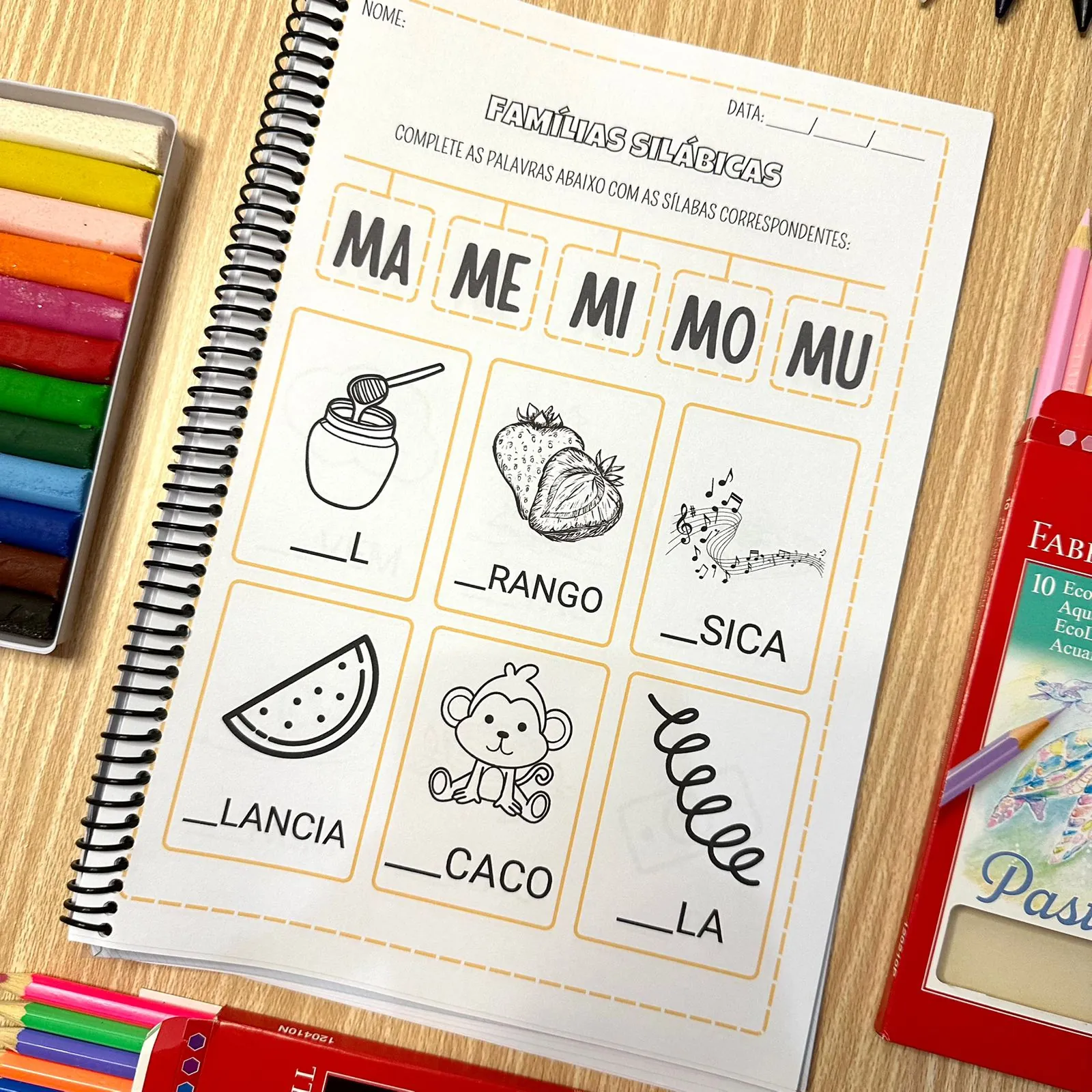 Combo Apostila Família Silábica - 3 em 1 -  70 páginas - Imagem 9