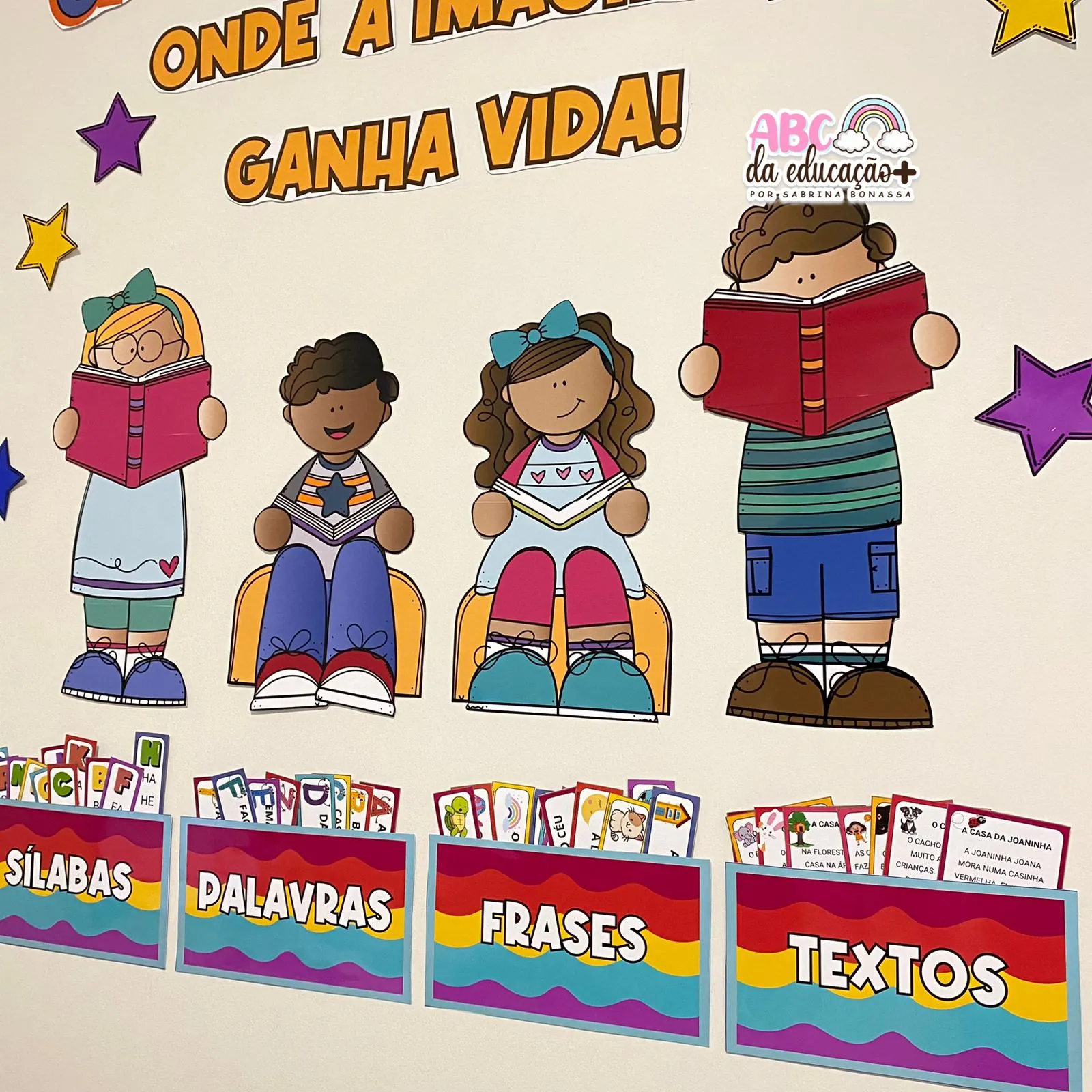 Cantinho da Leitura – Painel + Fichas de leitura - Imagem 3