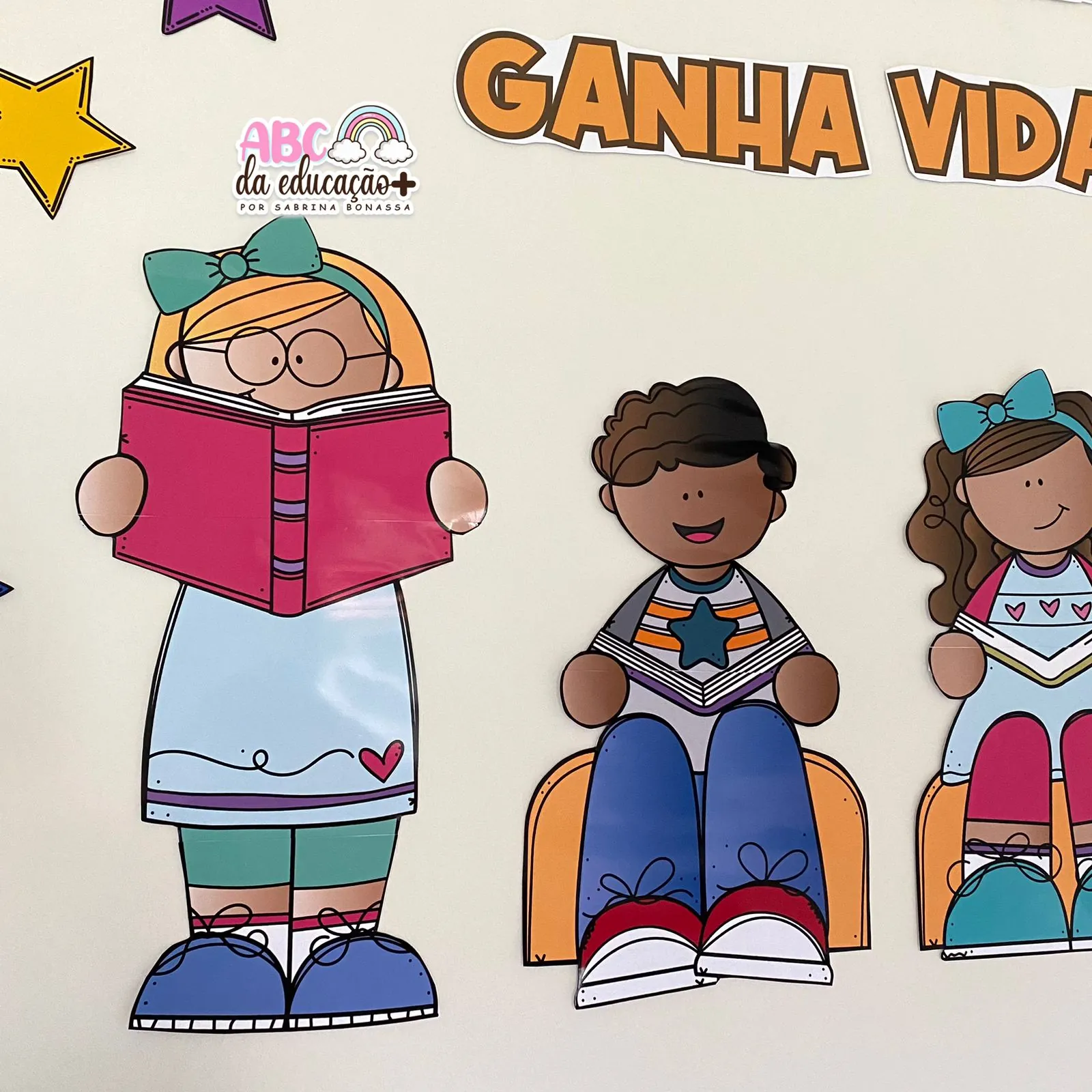 Cantinho da Leitura – Painel + Fichas de leitura - Imagem 2